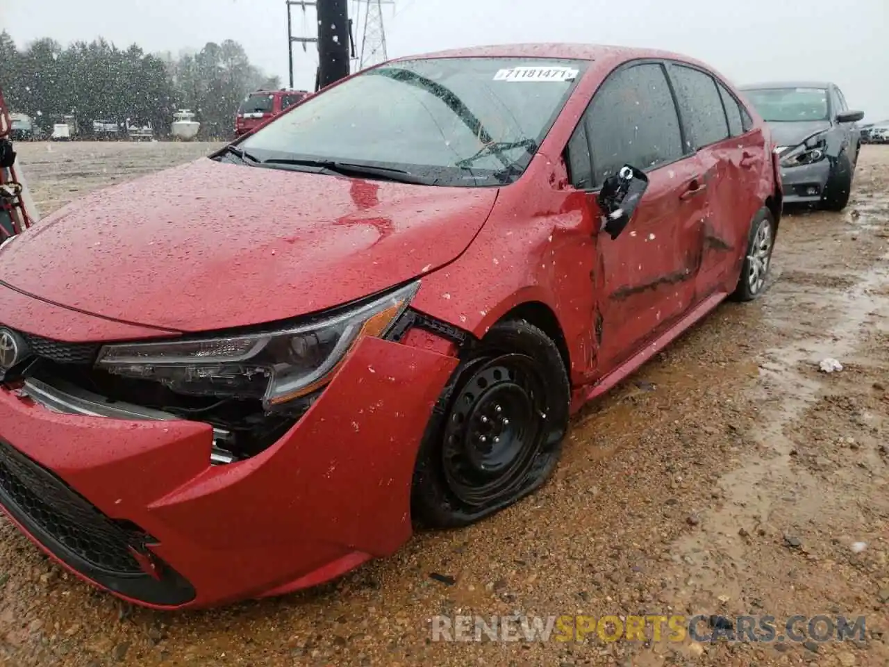 9 Photograph of a damaged car JTDEPRAE4LJ051189 TOYOTA COROLLA 2020