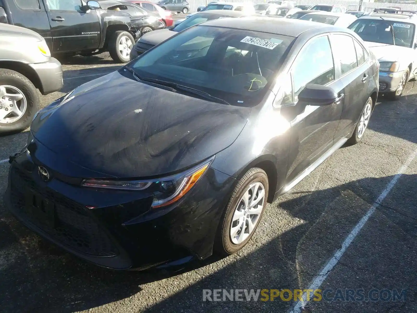 2 Photograph of a damaged car JTDEPRAE4LJ051192 TOYOTA COROLLA 2020