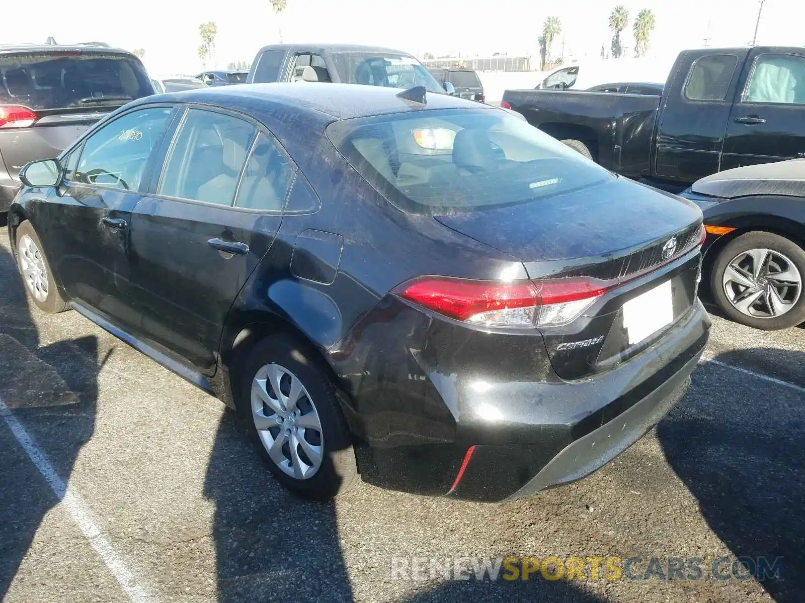 3 Photograph of a damaged car JTDEPRAE4LJ051192 TOYOTA COROLLA 2020