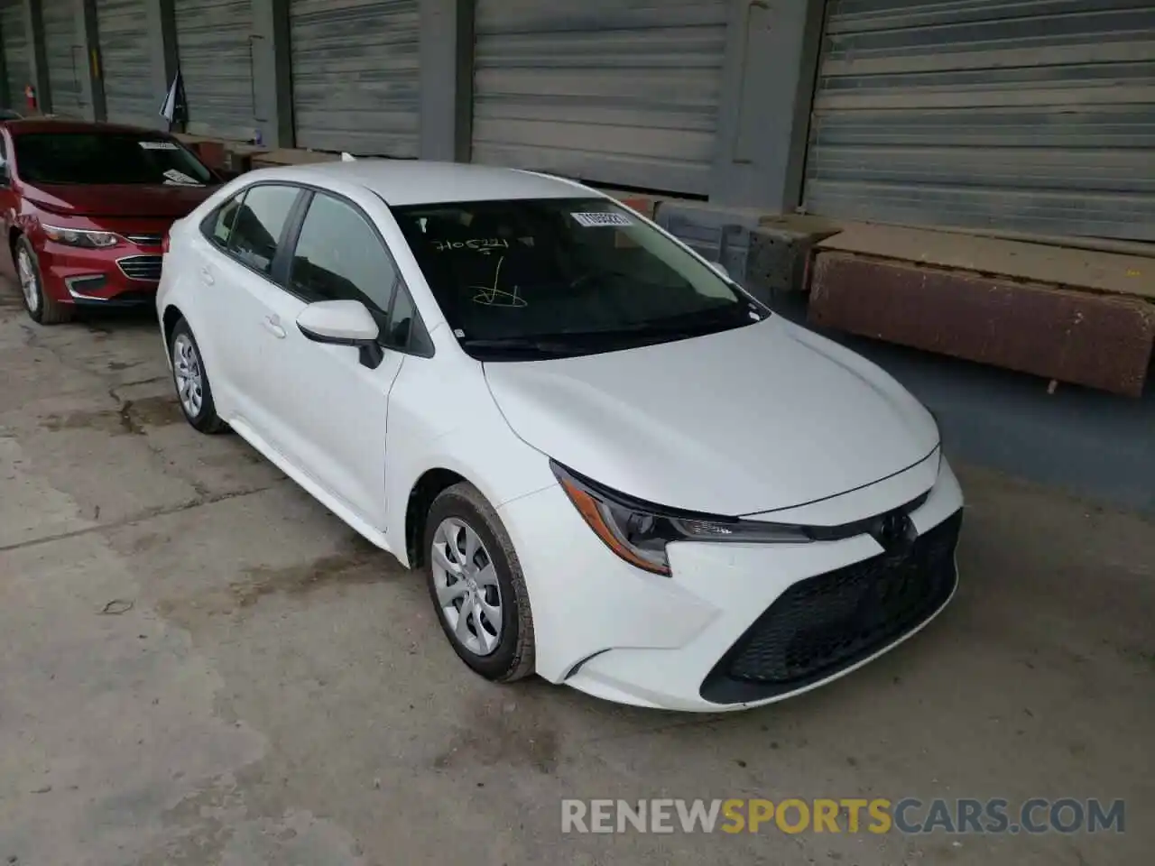 1 Photograph of a damaged car JTDEPRAE4LJ051340 TOYOTA COROLLA 2020