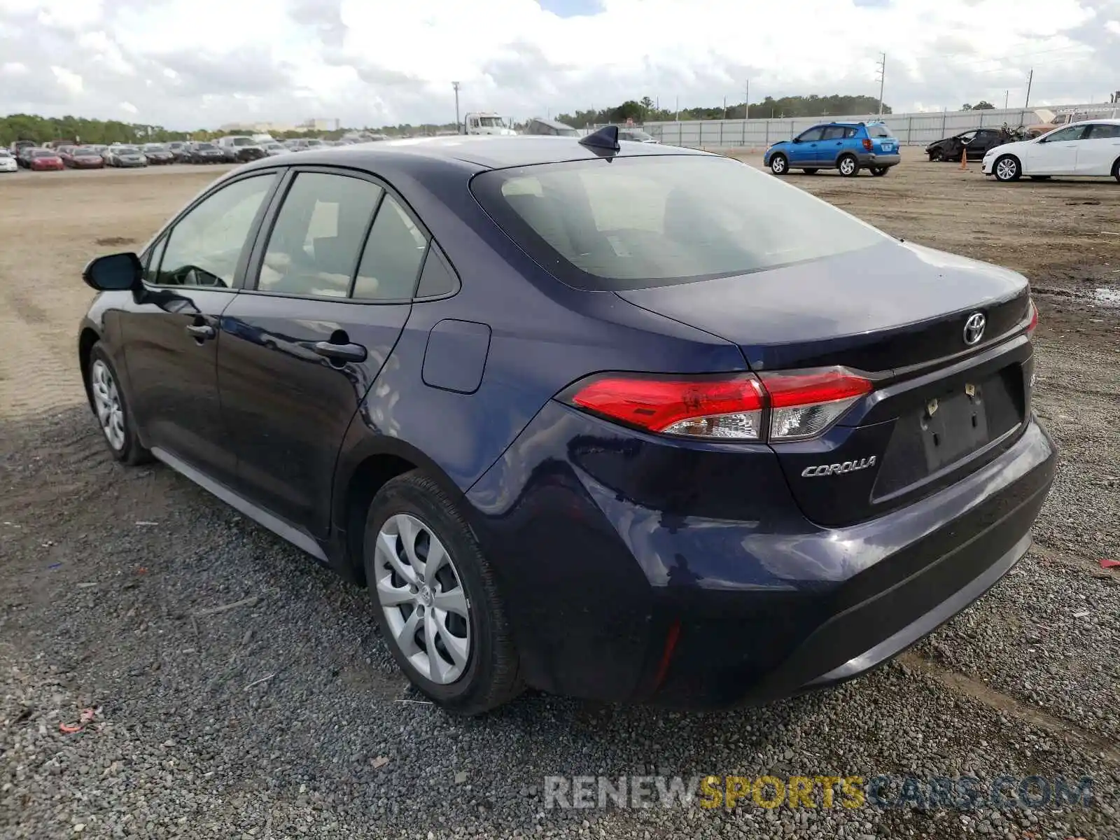 3 Photograph of a damaged car JTDEPRAE4LJ051676 TOYOTA COROLLA 2020