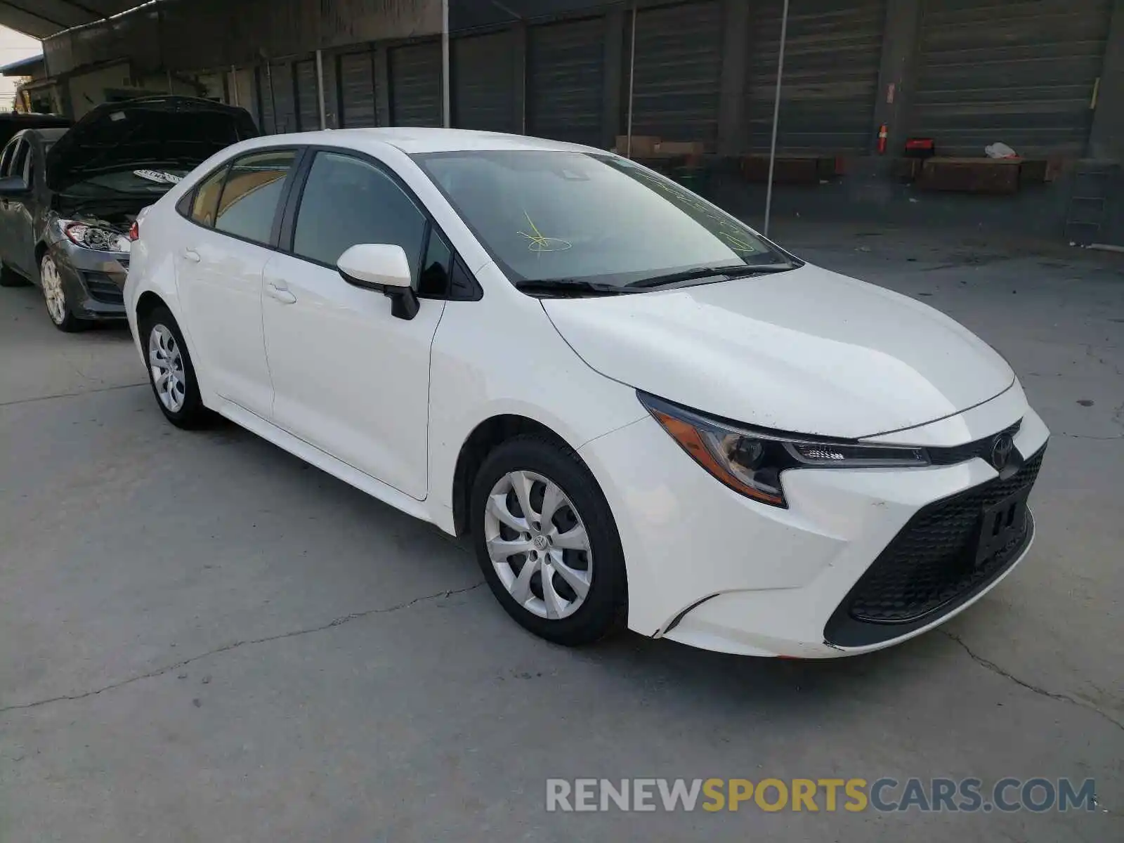 1 Photograph of a damaged car JTDEPRAE4LJ052097 TOYOTA COROLLA 2020