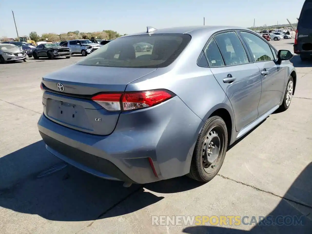 4 Photograph of a damaged car JTDEPRAE4LJ052228 TOYOTA COROLLA 2020