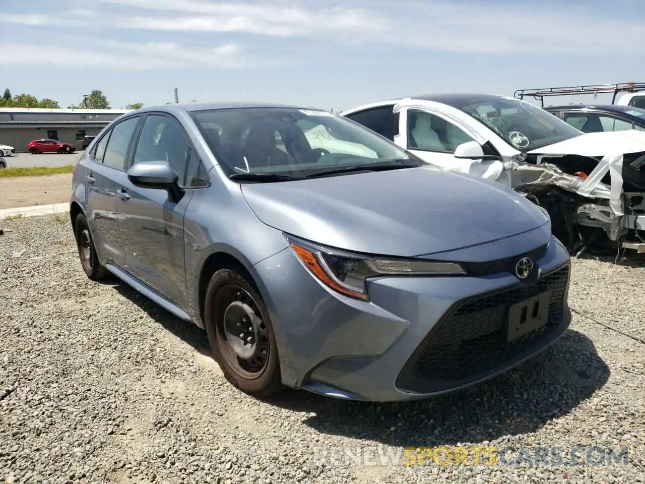 1 Photograph of a damaged car JTDEPRAE4LJ052360 TOYOTA COROLLA 2020