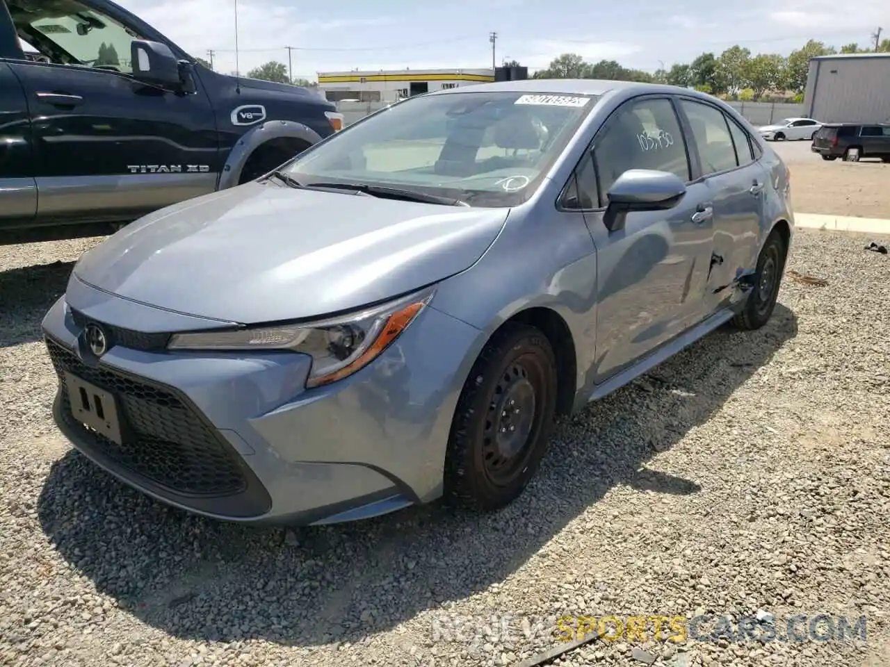 2 Photograph of a damaged car JTDEPRAE4LJ052360 TOYOTA COROLLA 2020