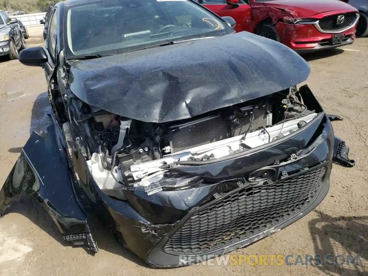 9 Photograph of a damaged car JTDEPRAE4LJ052617 TOYOTA COROLLA 2020