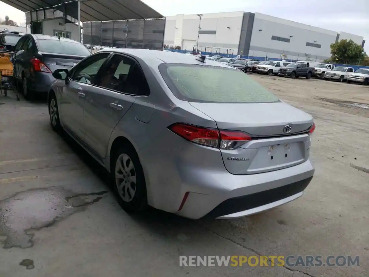 3 Photograph of a damaged car JTDEPRAE4LJ052634 TOYOTA COROLLA 2020