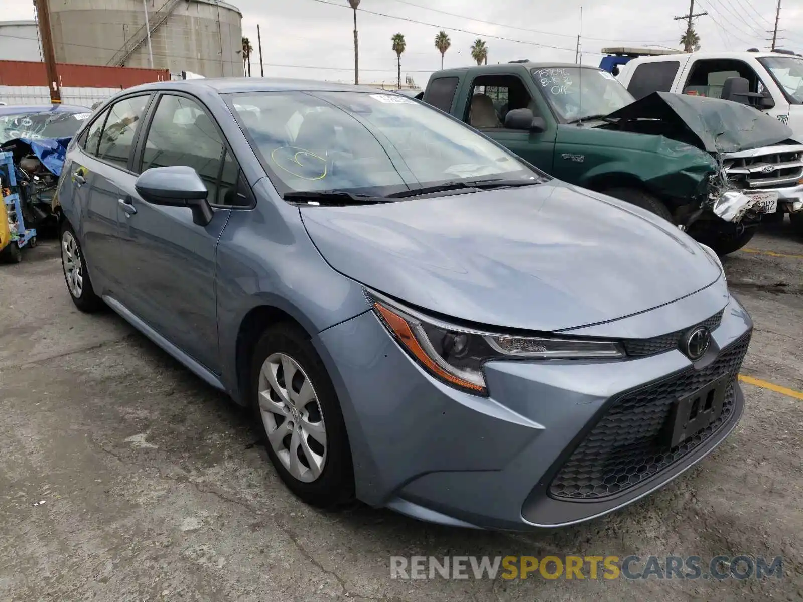 1 Photograph of a damaged car JTDEPRAE4LJ052925 TOYOTA COROLLA 2020