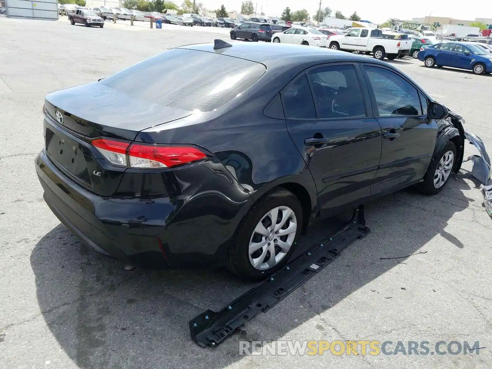 4 Photograph of a damaged car JTDEPRAE4LJ054240 TOYOTA COROLLA 2020