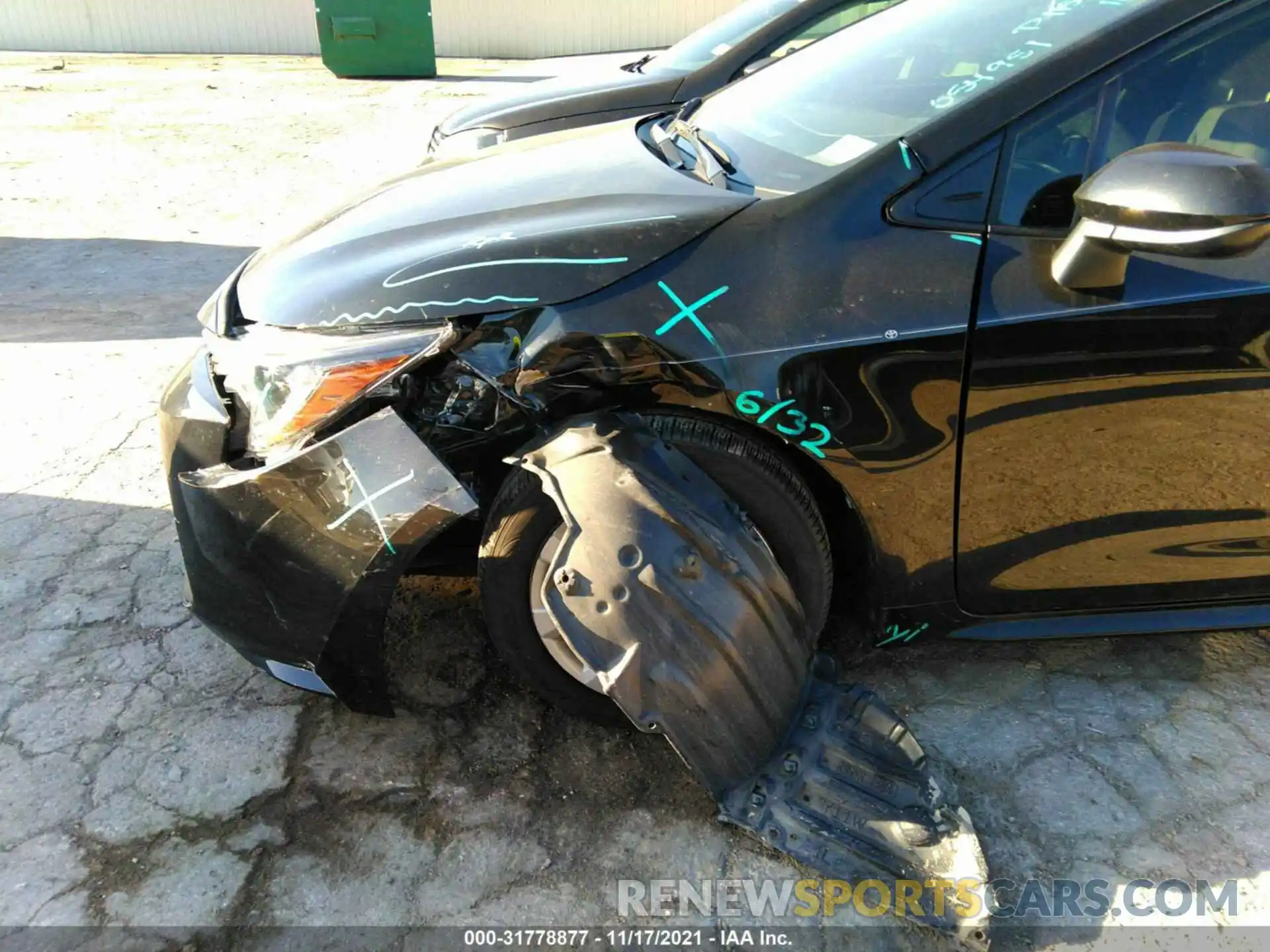 6 Photograph of a damaged car JTDEPRAE4LJ054951 TOYOTA COROLLA 2020