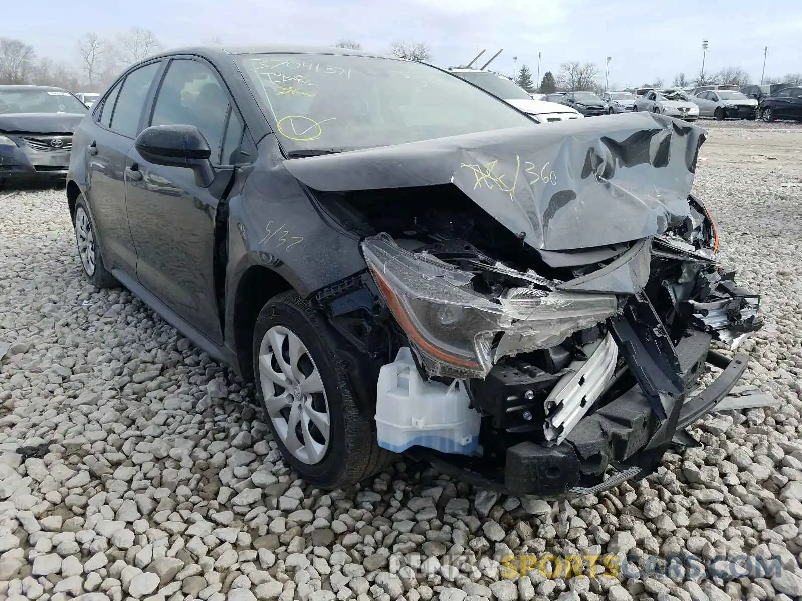 1 Фотография поврежденного автомобиля JTDEPRAE4LJ055159 TOYOTA COROLLA 2020