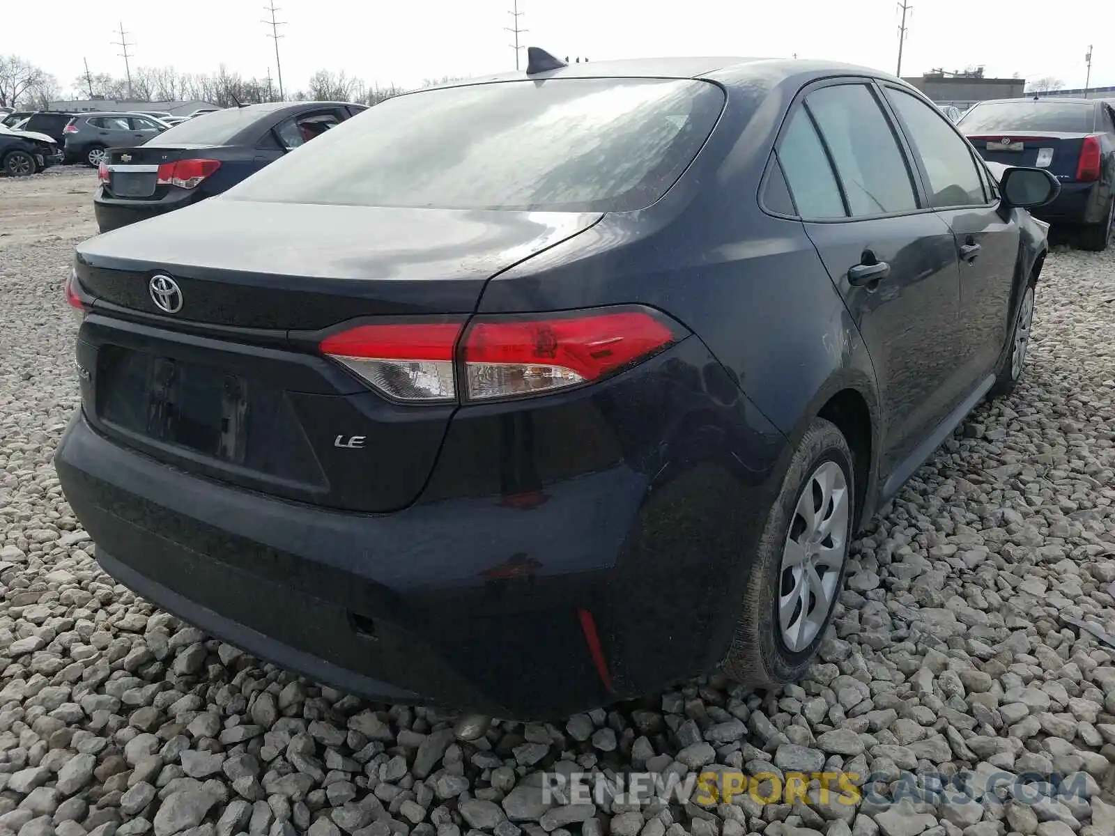 4 Photograph of a damaged car JTDEPRAE4LJ055159 TOYOTA COROLLA 2020