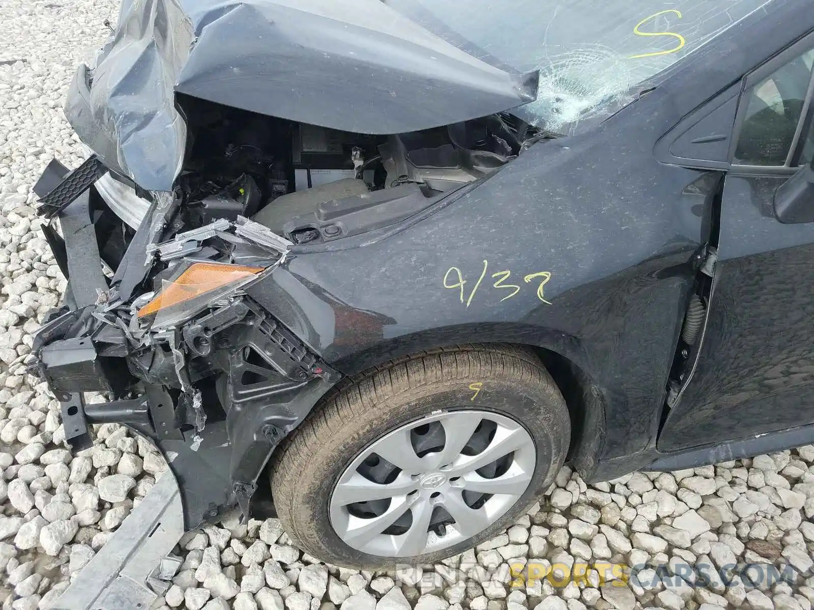 9 Фотография поврежденного автомобиля JTDEPRAE4LJ055159 TOYOTA COROLLA 2020