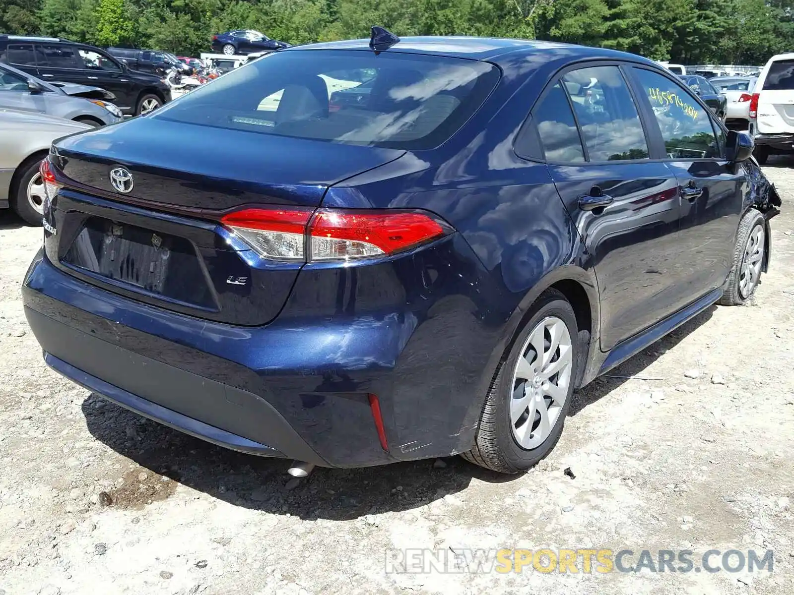 4 Photograph of a damaged car JTDEPRAE4LJ056036 TOYOTA COROLLA 2020