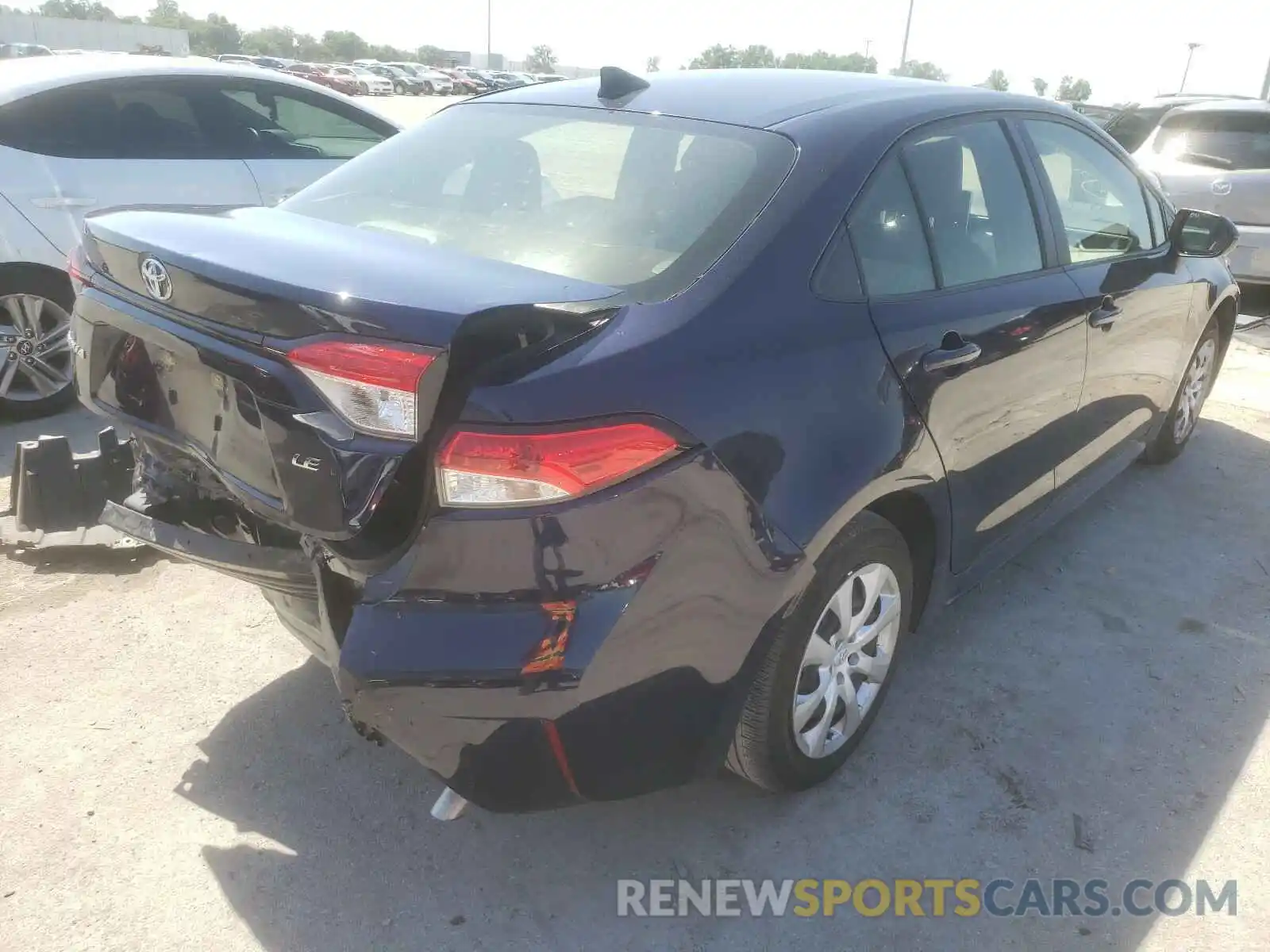 4 Photograph of a damaged car JTDEPRAE4LJ056084 TOYOTA COROLLA 2020