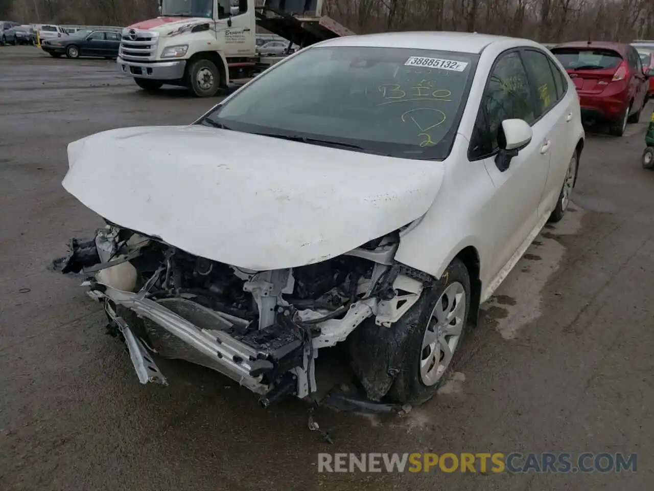 2 Photograph of a damaged car JTDEPRAE4LJ056330 TOYOTA COROLLA 2020