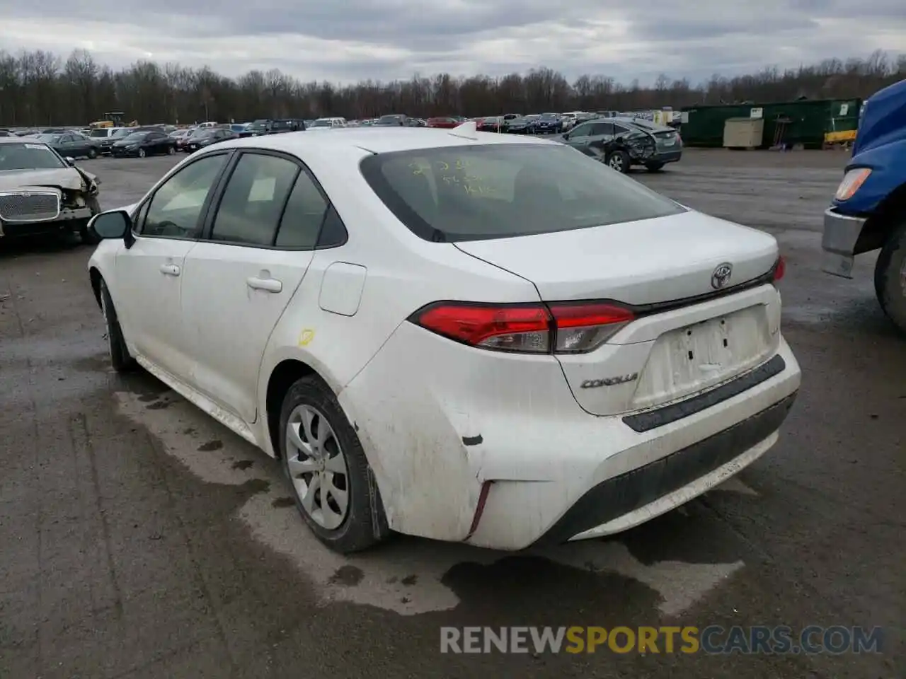 3 Photograph of a damaged car JTDEPRAE4LJ056330 TOYOTA COROLLA 2020