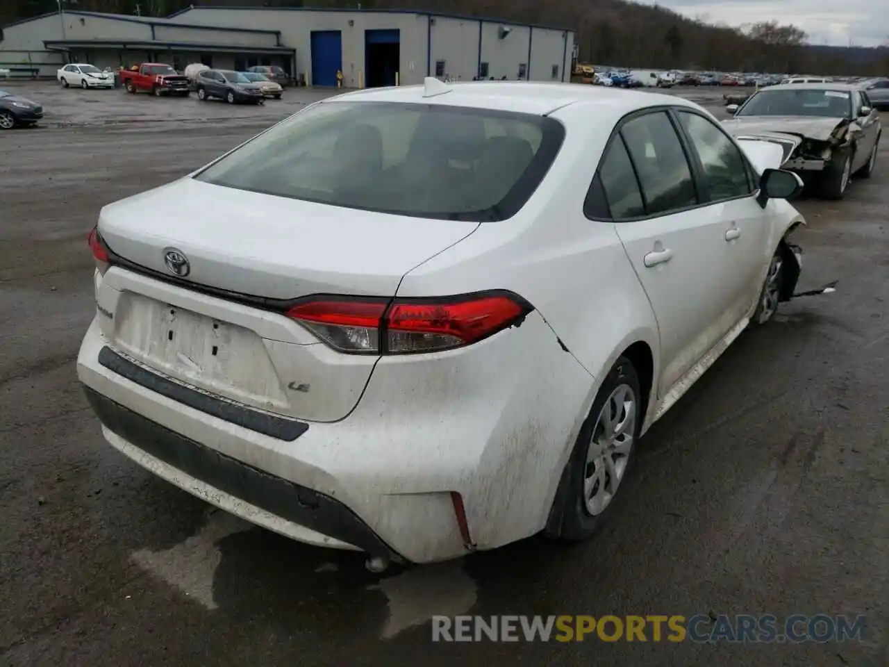 4 Photograph of a damaged car JTDEPRAE4LJ056330 TOYOTA COROLLA 2020