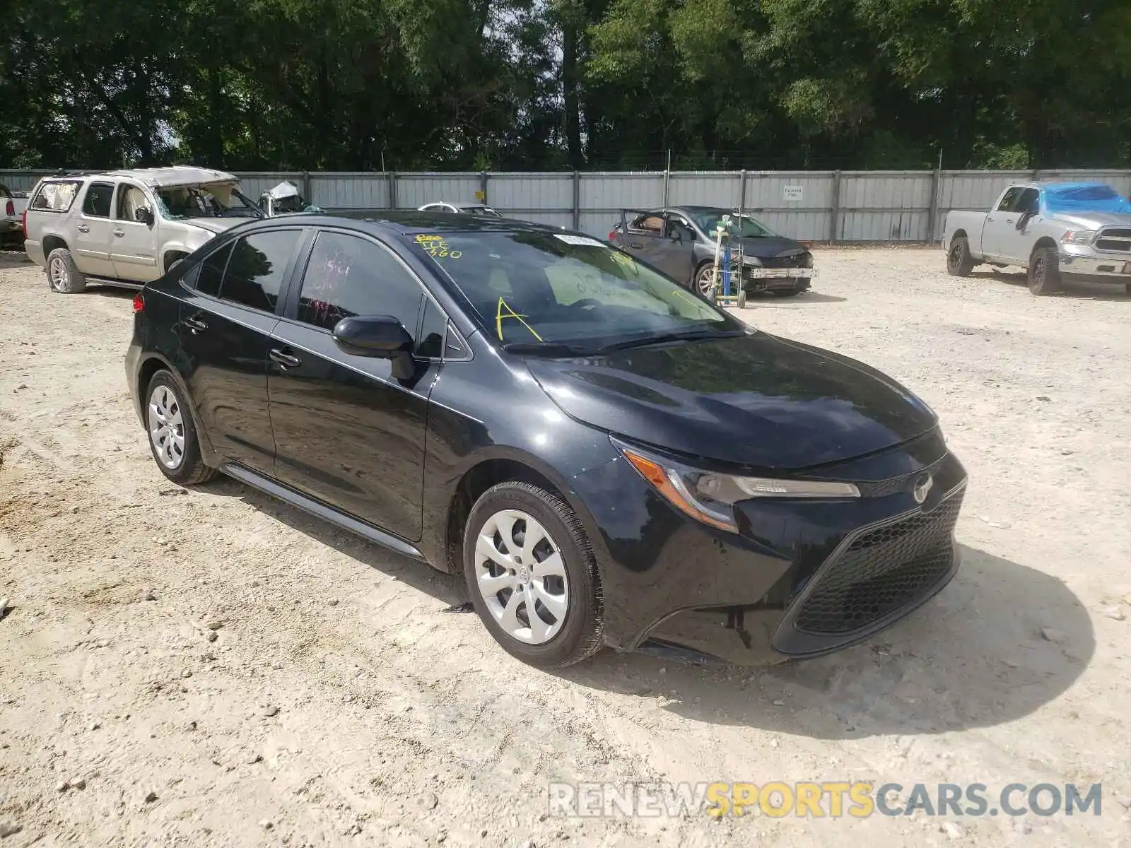 1 Photograph of a damaged car JTDEPRAE4LJ056439 TOYOTA COROLLA 2020