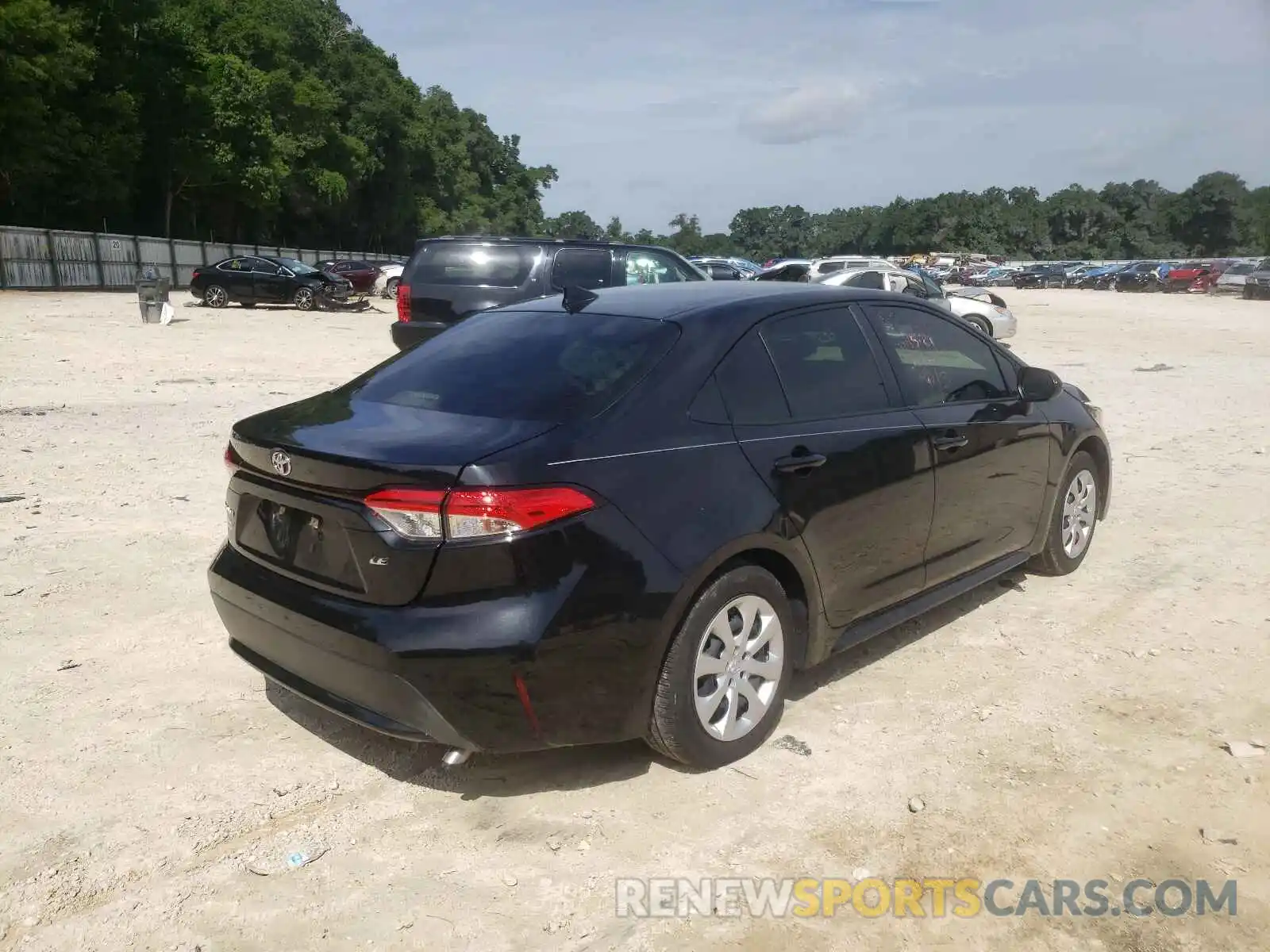 4 Photograph of a damaged car JTDEPRAE4LJ056439 TOYOTA COROLLA 2020