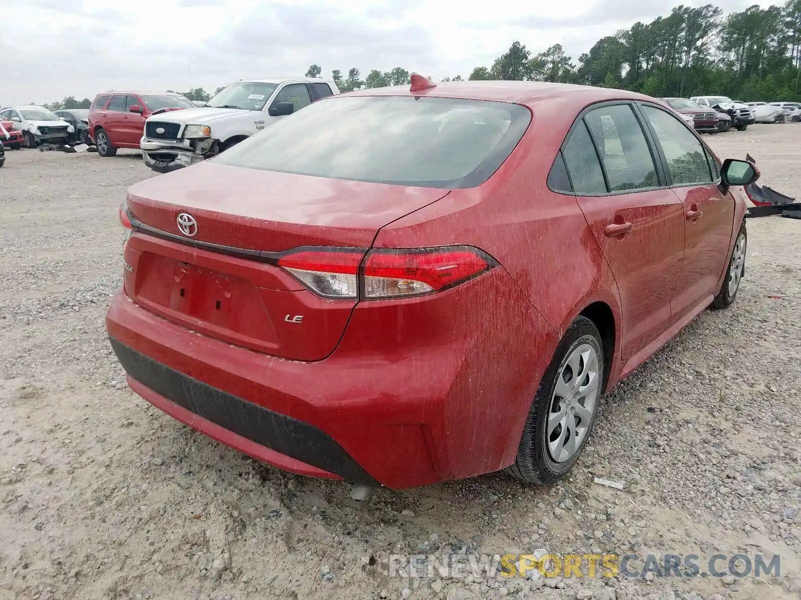 4 Photograph of a damaged car JTDEPRAE4LJ058479 TOYOTA COROLLA 2020