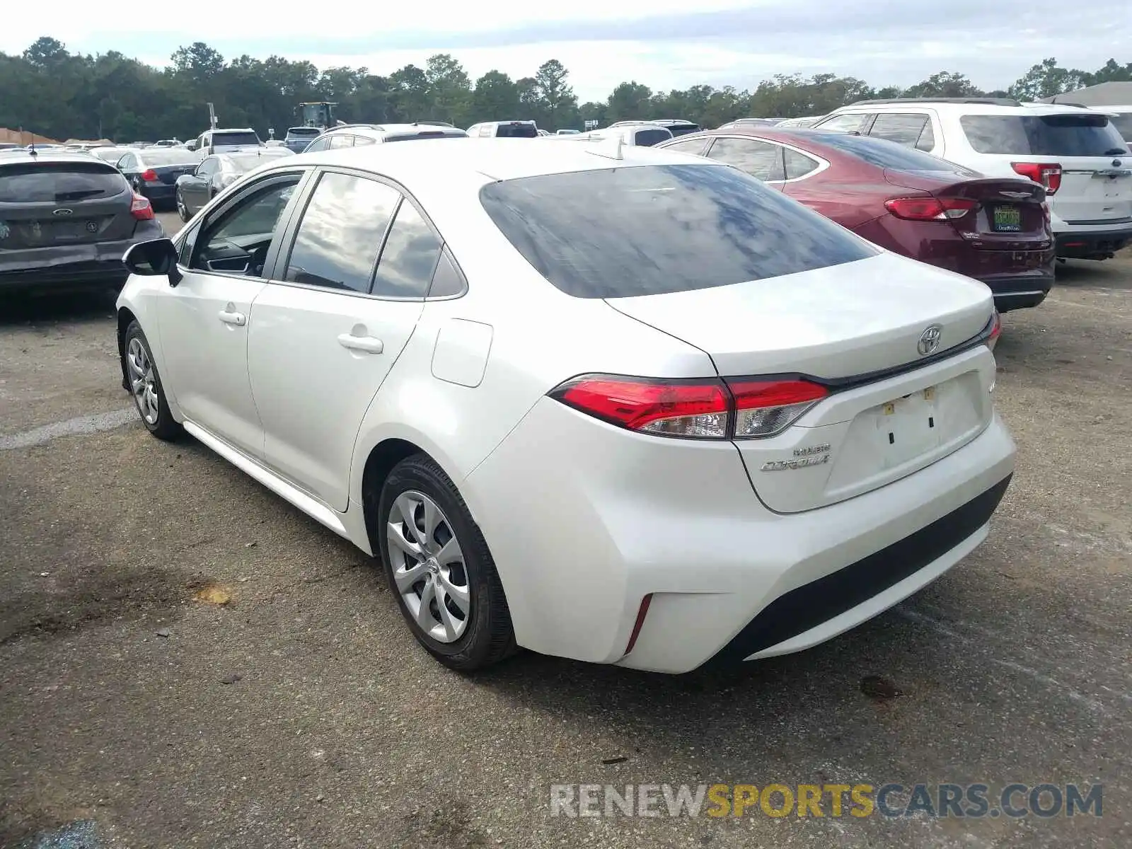 3 Photograph of a damaged car JTDEPRAE4LJ058482 TOYOTA COROLLA 2020