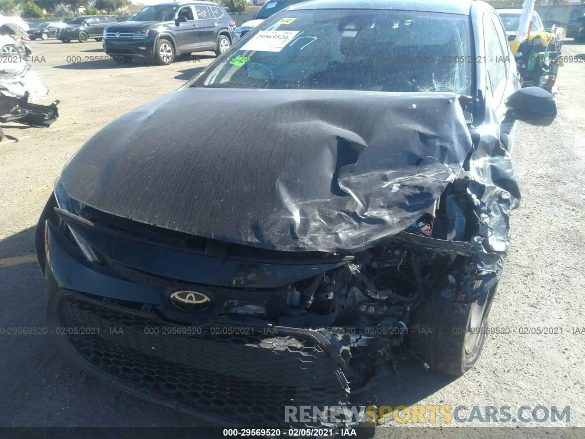 6 Photograph of a damaged car JTDEPRAE4LJ058515 TOYOTA COROLLA 2020