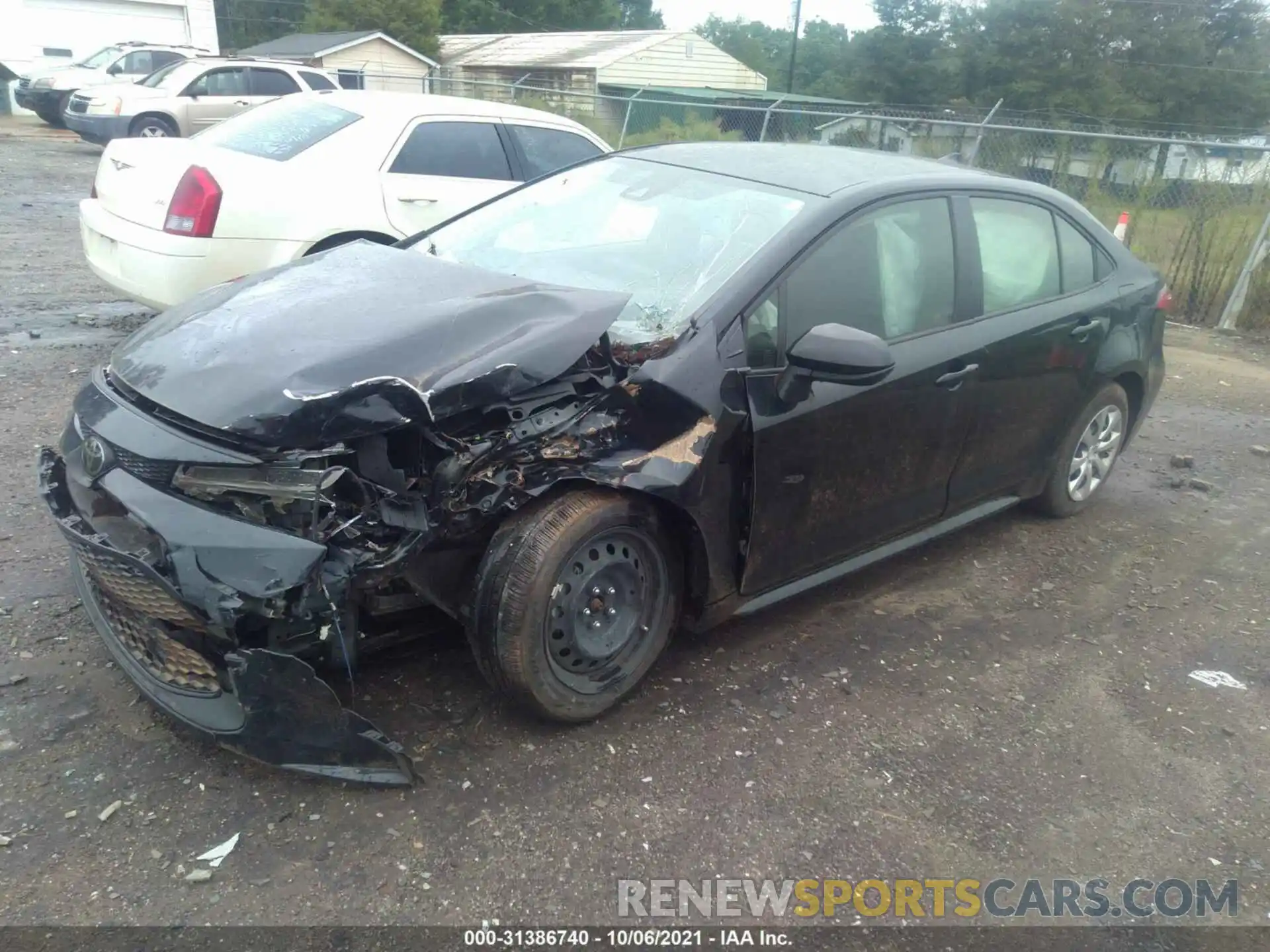 2 Photograph of a damaged car JTDEPRAE4LJ058983 TOYOTA COROLLA 2020