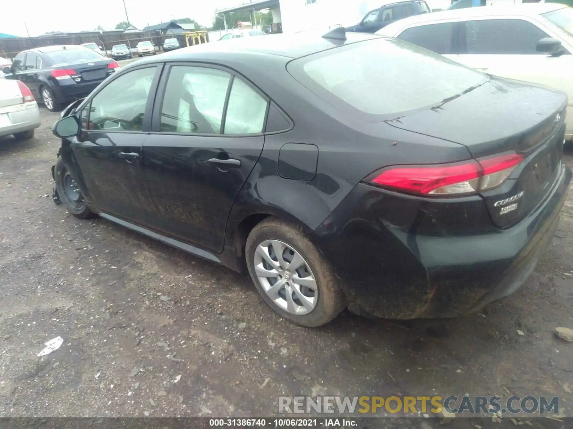 3 Photograph of a damaged car JTDEPRAE4LJ058983 TOYOTA COROLLA 2020