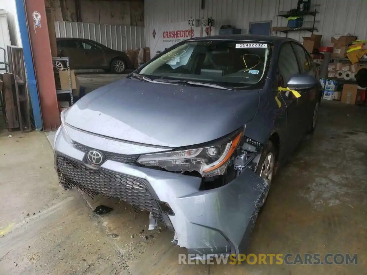 2 Photograph of a damaged car JTDEPRAE4LJ059938 TOYOTA COROLLA 2020