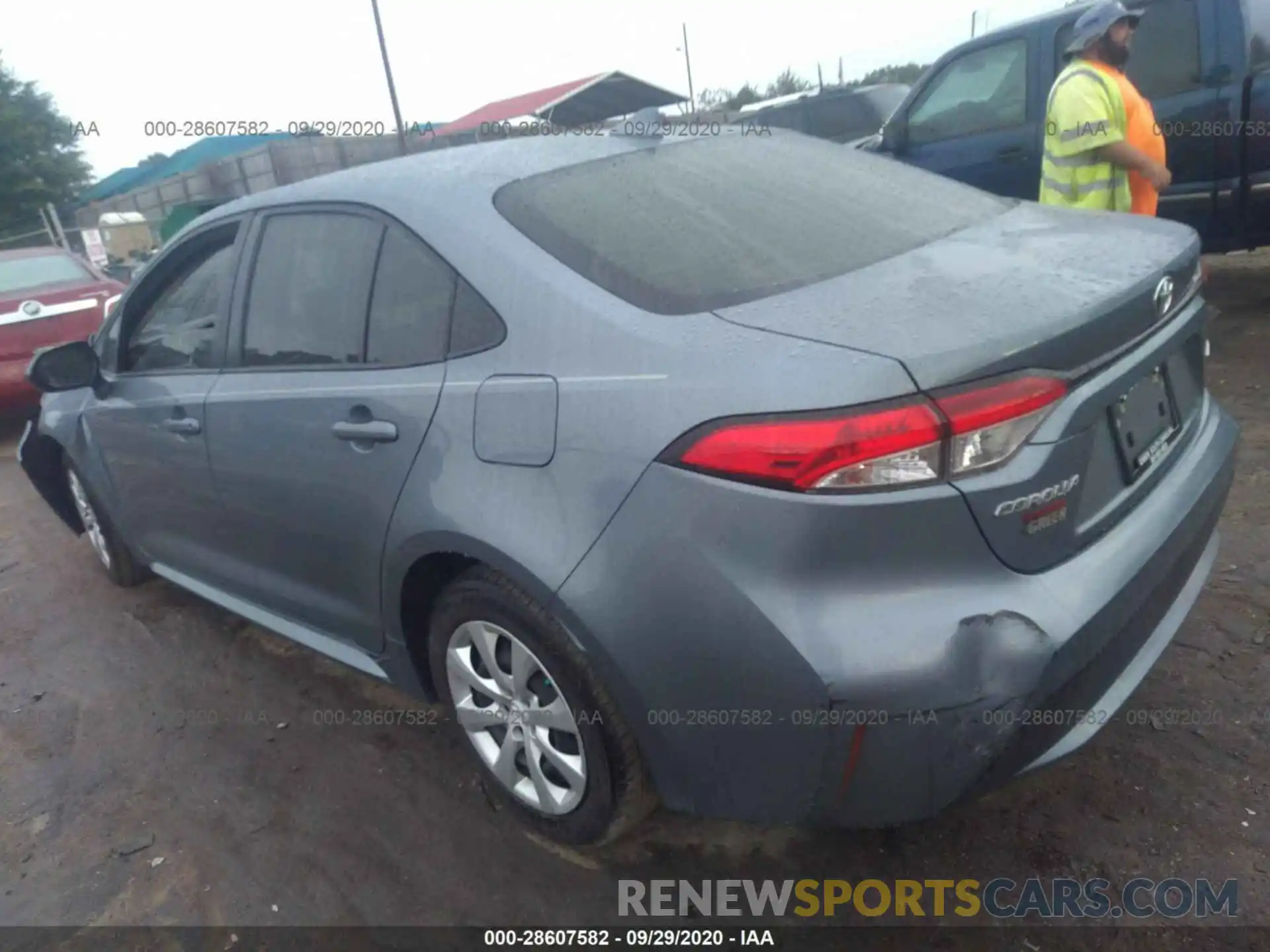 3 Photograph of a damaged car JTDEPRAE4LJ060751 TOYOTA COROLLA 2020