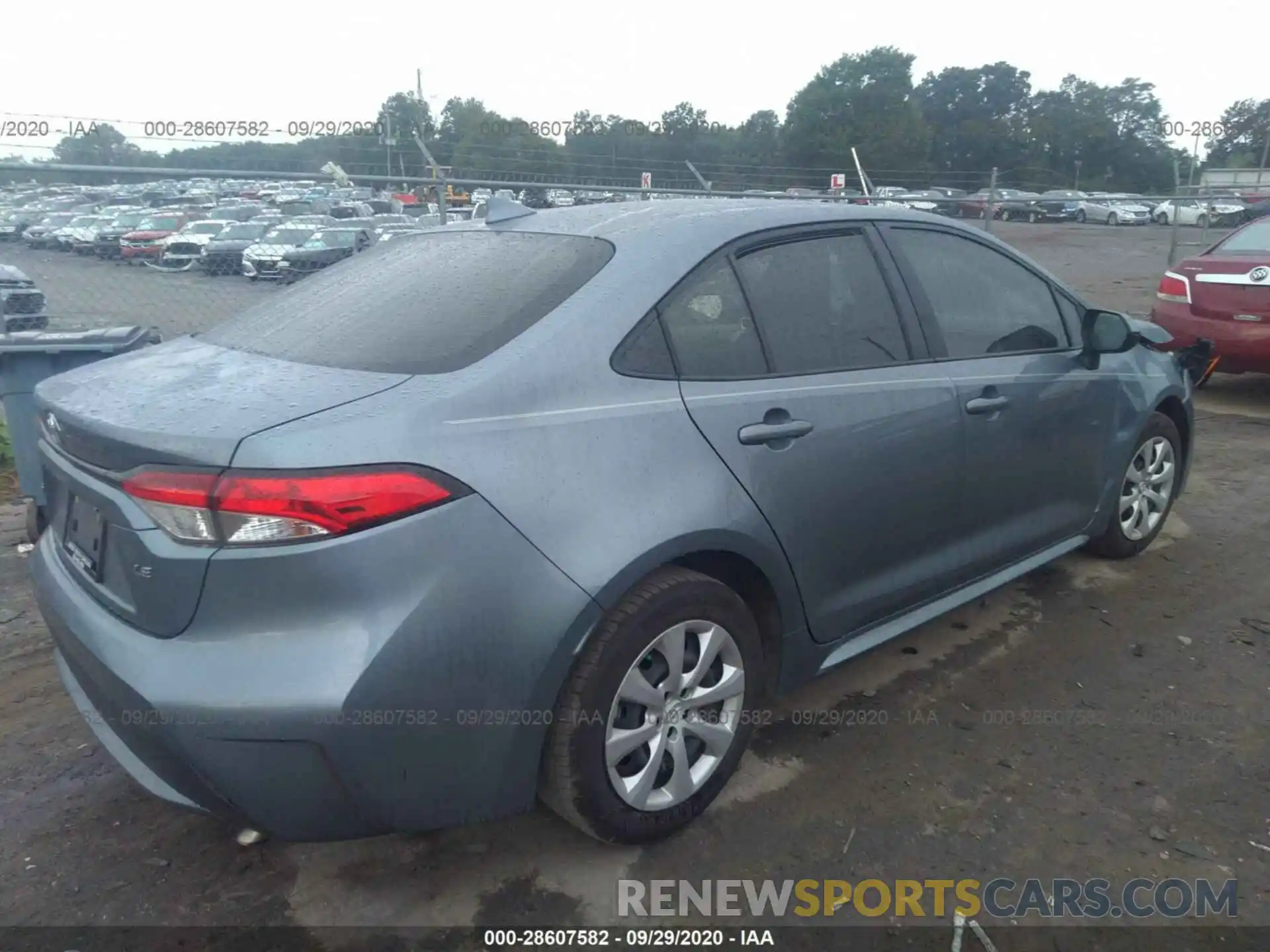 4 Photograph of a damaged car JTDEPRAE4LJ060751 TOYOTA COROLLA 2020