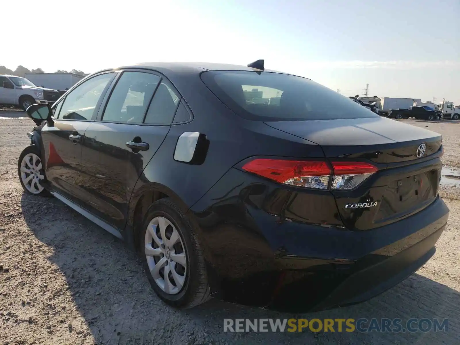 3 Photograph of a damaged car JTDEPRAE4LJ060913 TOYOTA COROLLA 2020