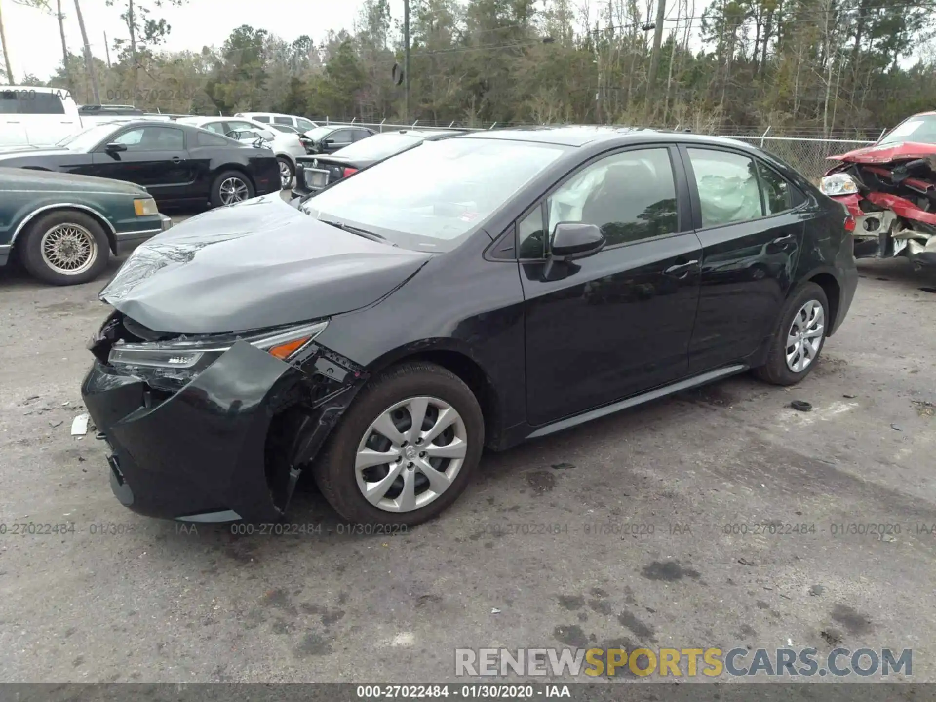 2 Photograph of a damaged car JTDEPRAE4LJ061530 TOYOTA COROLLA 2020