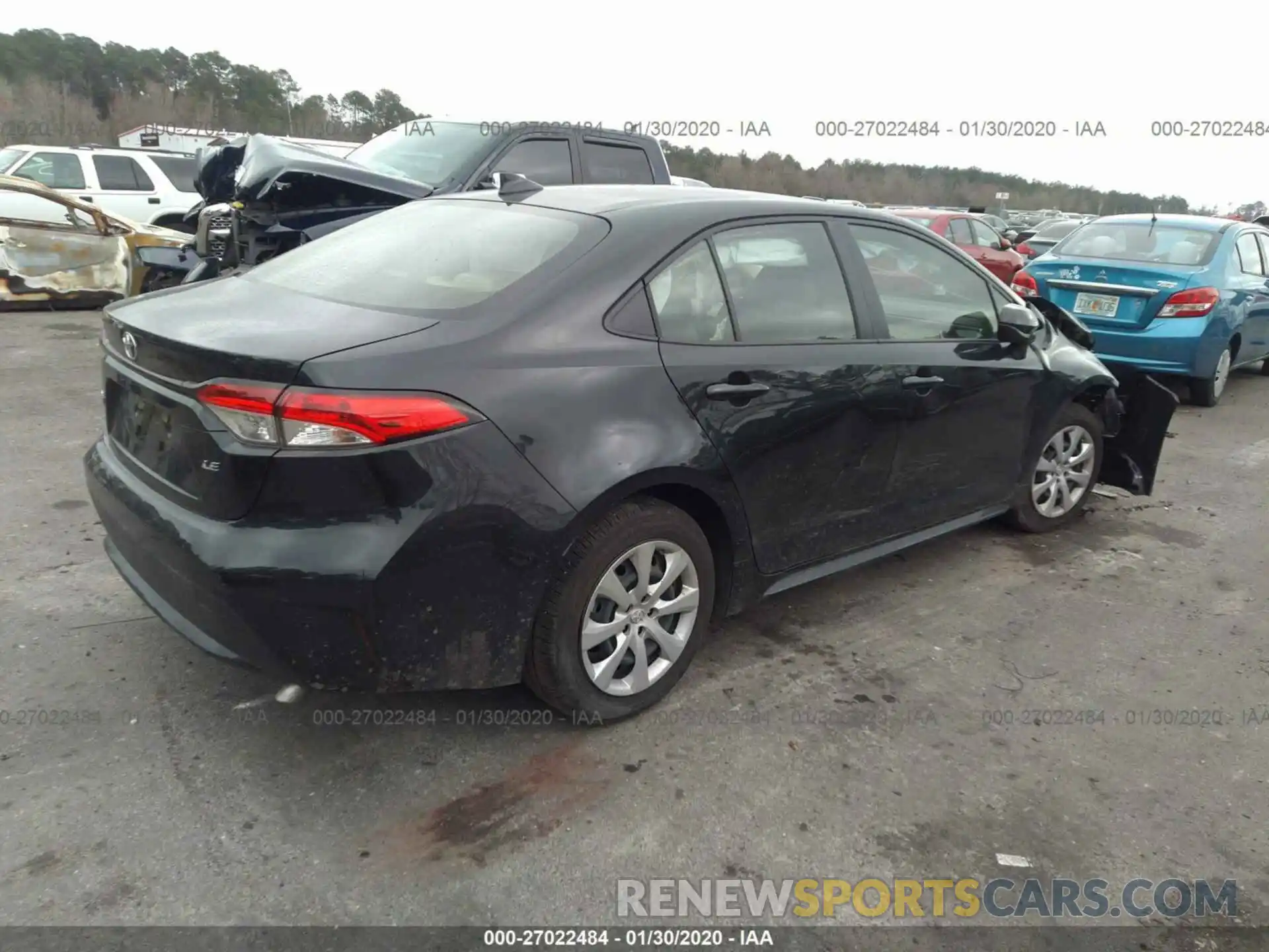 4 Photograph of a damaged car JTDEPRAE4LJ061530 TOYOTA COROLLA 2020