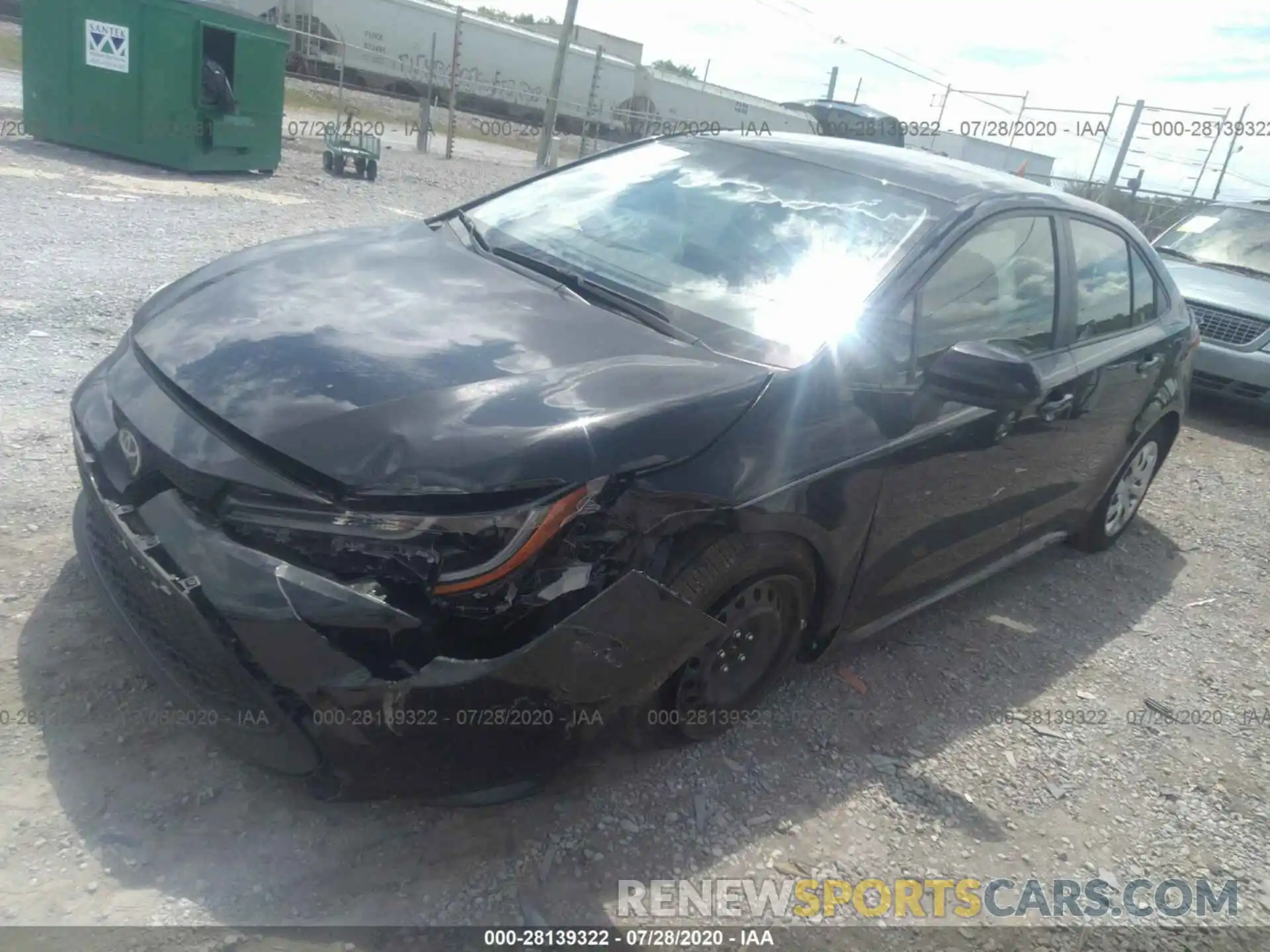 2 Photograph of a damaged car JTDEPRAE4LJ062340 TOYOTA COROLLA 2020