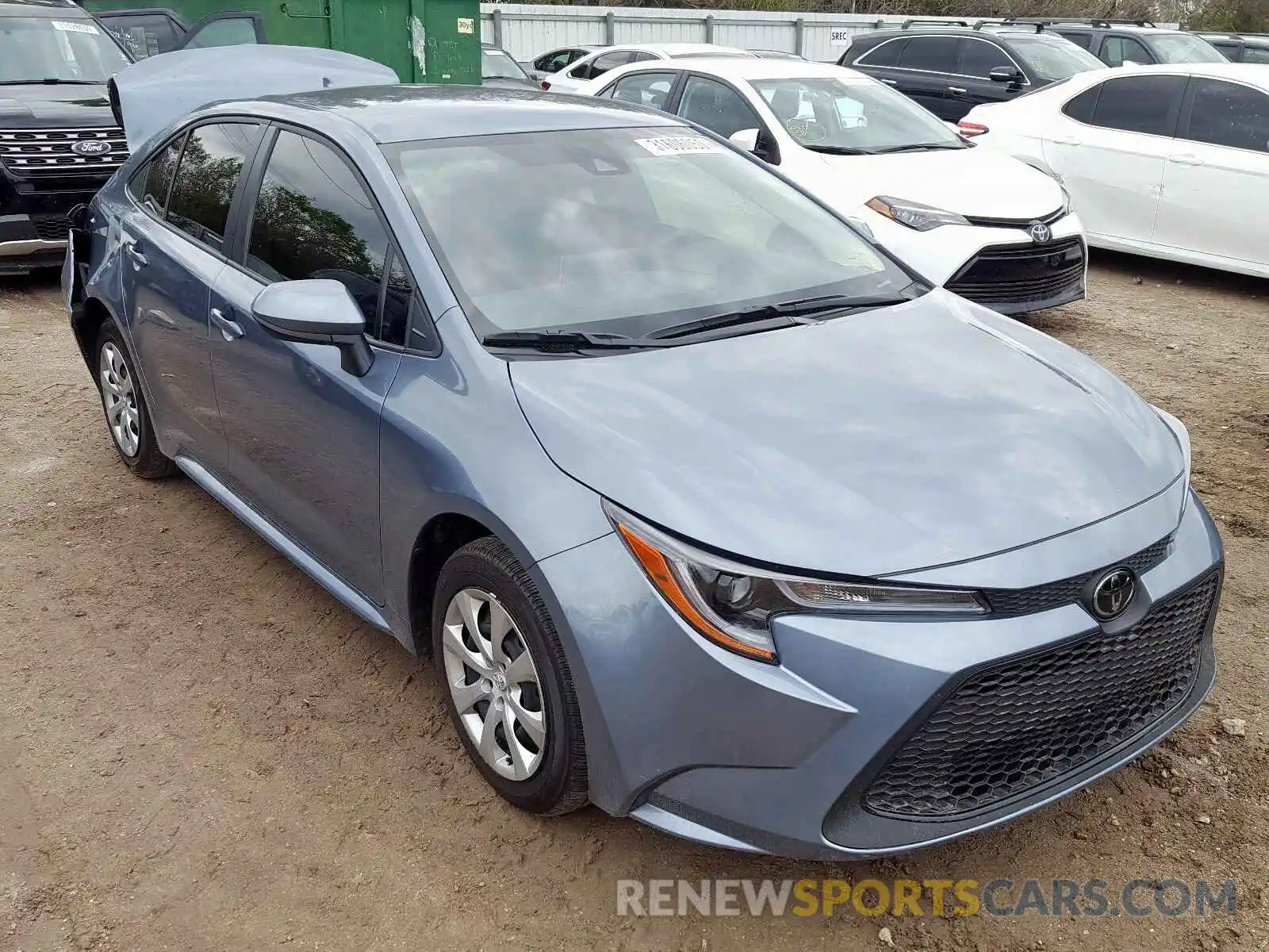 1 Photograph of a damaged car JTDEPRAE4LJ063018 TOYOTA COROLLA 2020