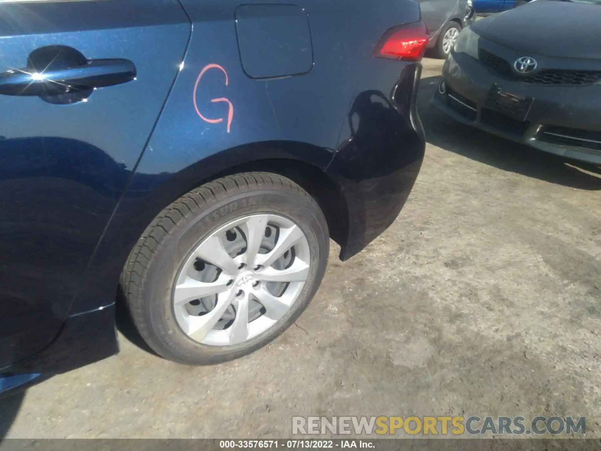 14 Photograph of a damaged car JTDEPRAE4LJ063522 TOYOTA COROLLA 2020