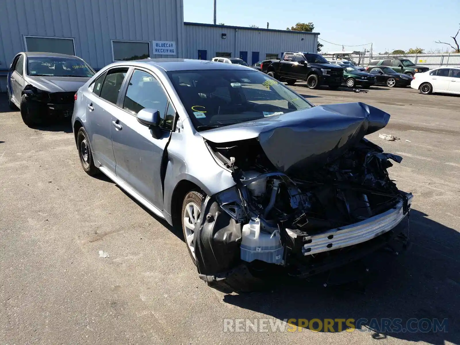 1 Photograph of a damaged car JTDEPRAE4LJ065318 TOYOTA COROLLA 2020