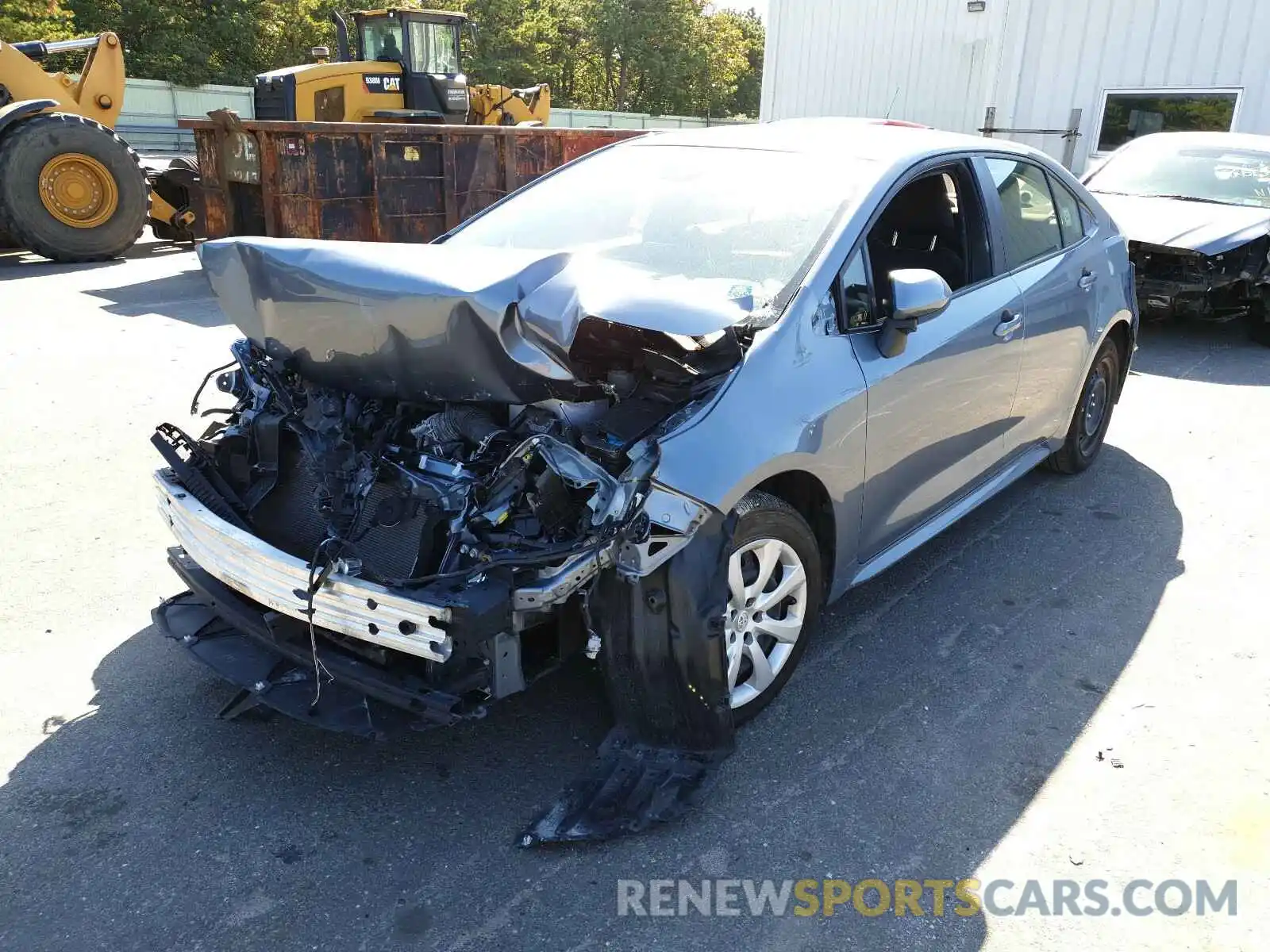 2 Photograph of a damaged car JTDEPRAE4LJ065318 TOYOTA COROLLA 2020
