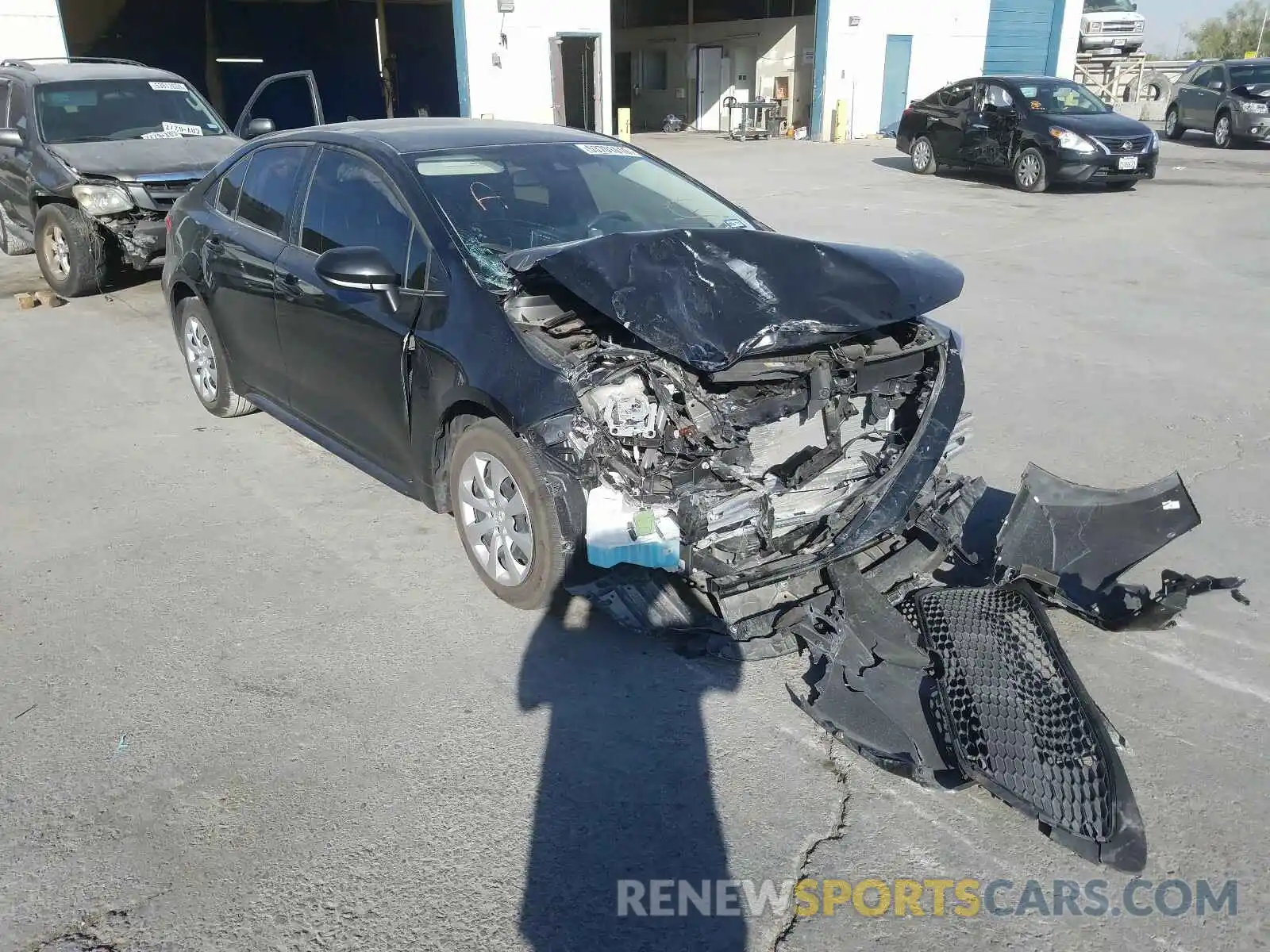 1 Photograph of a damaged car JTDEPRAE4LJ065626 TOYOTA COROLLA 2020