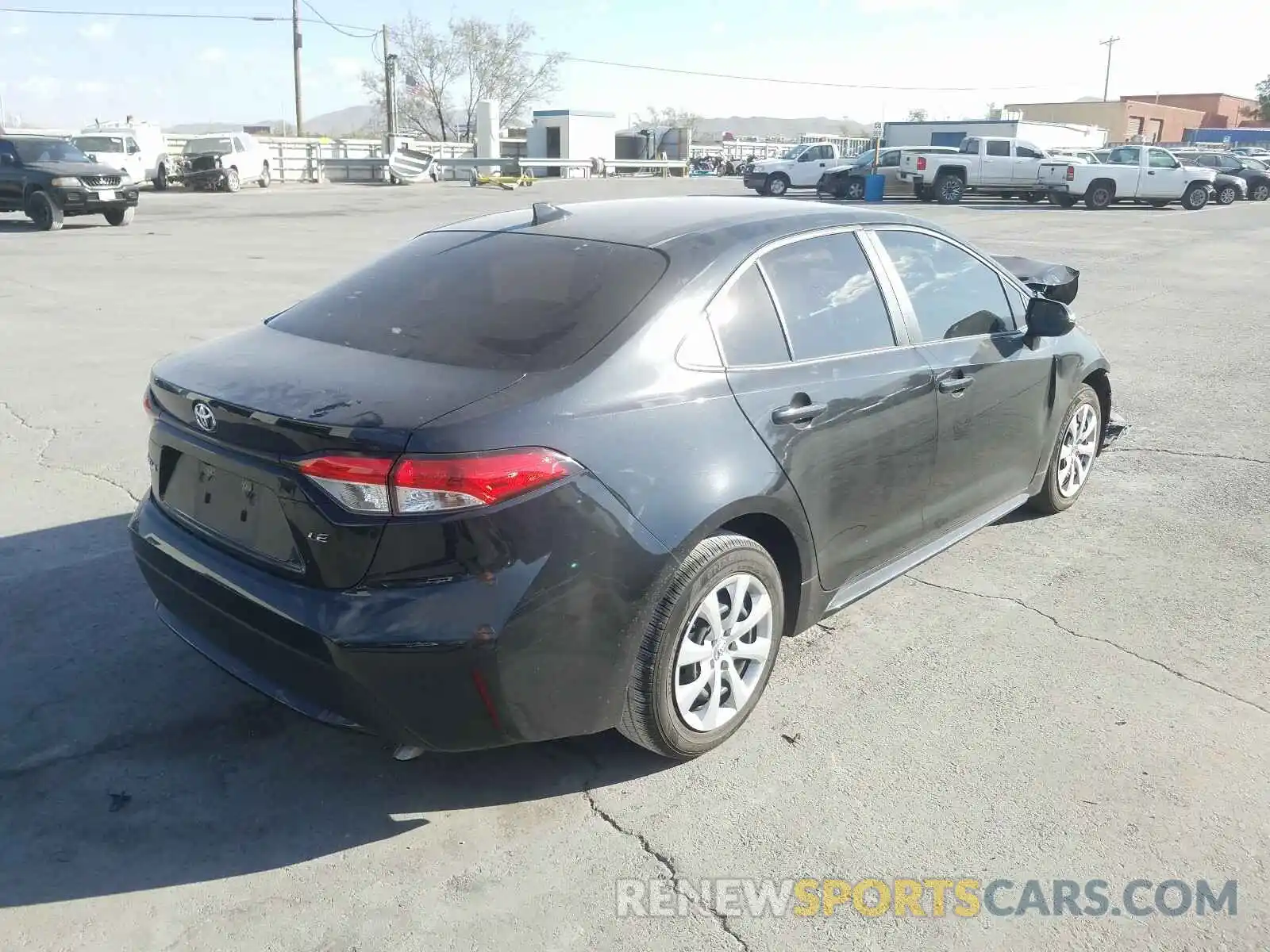 4 Photograph of a damaged car JTDEPRAE4LJ065626 TOYOTA COROLLA 2020