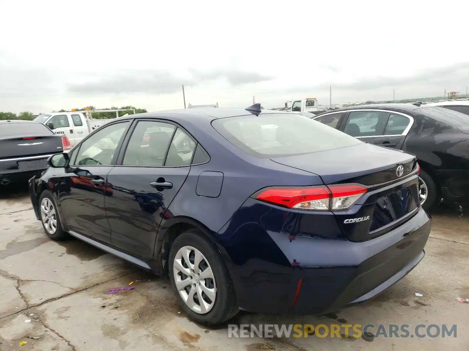 3 Photograph of a damaged car JTDEPRAE4LJ067022 TOYOTA COROLLA 2020