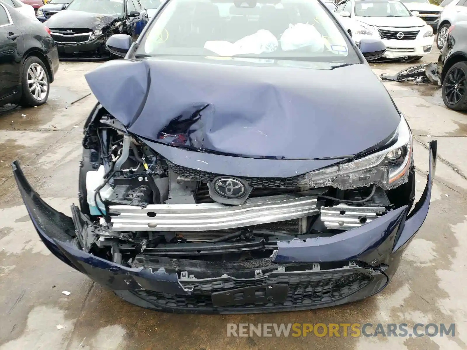 9 Photograph of a damaged car JTDEPRAE4LJ067022 TOYOTA COROLLA 2020