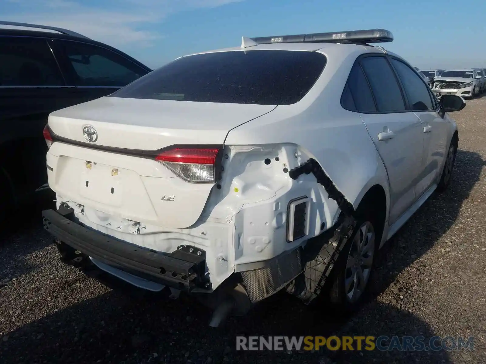 4 Photograph of a damaged car JTDEPRAE4LJ067733 TOYOTA COROLLA 2020