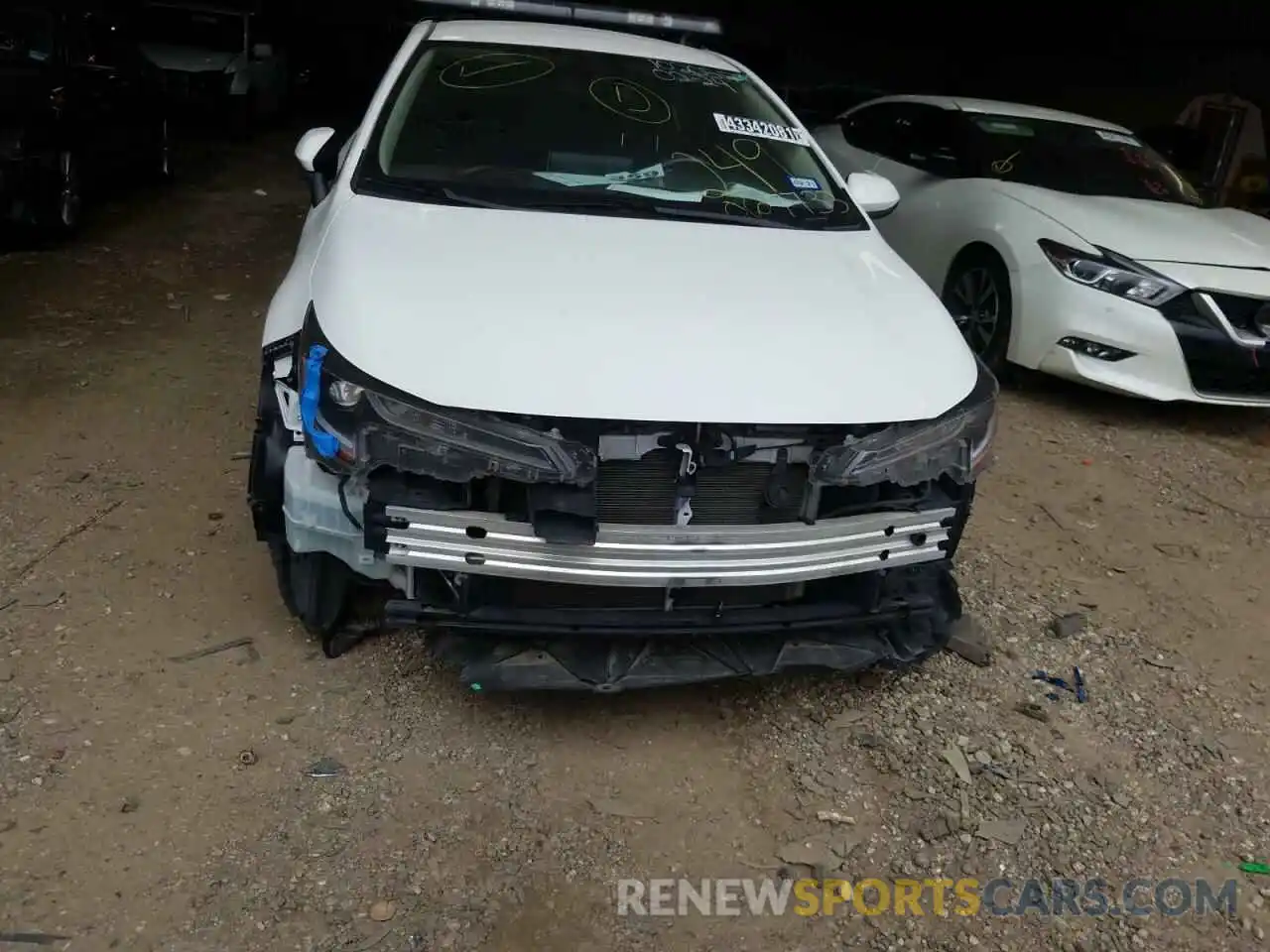 9 Photograph of a damaged car JTDEPRAE4LJ067733 TOYOTA COROLLA 2020