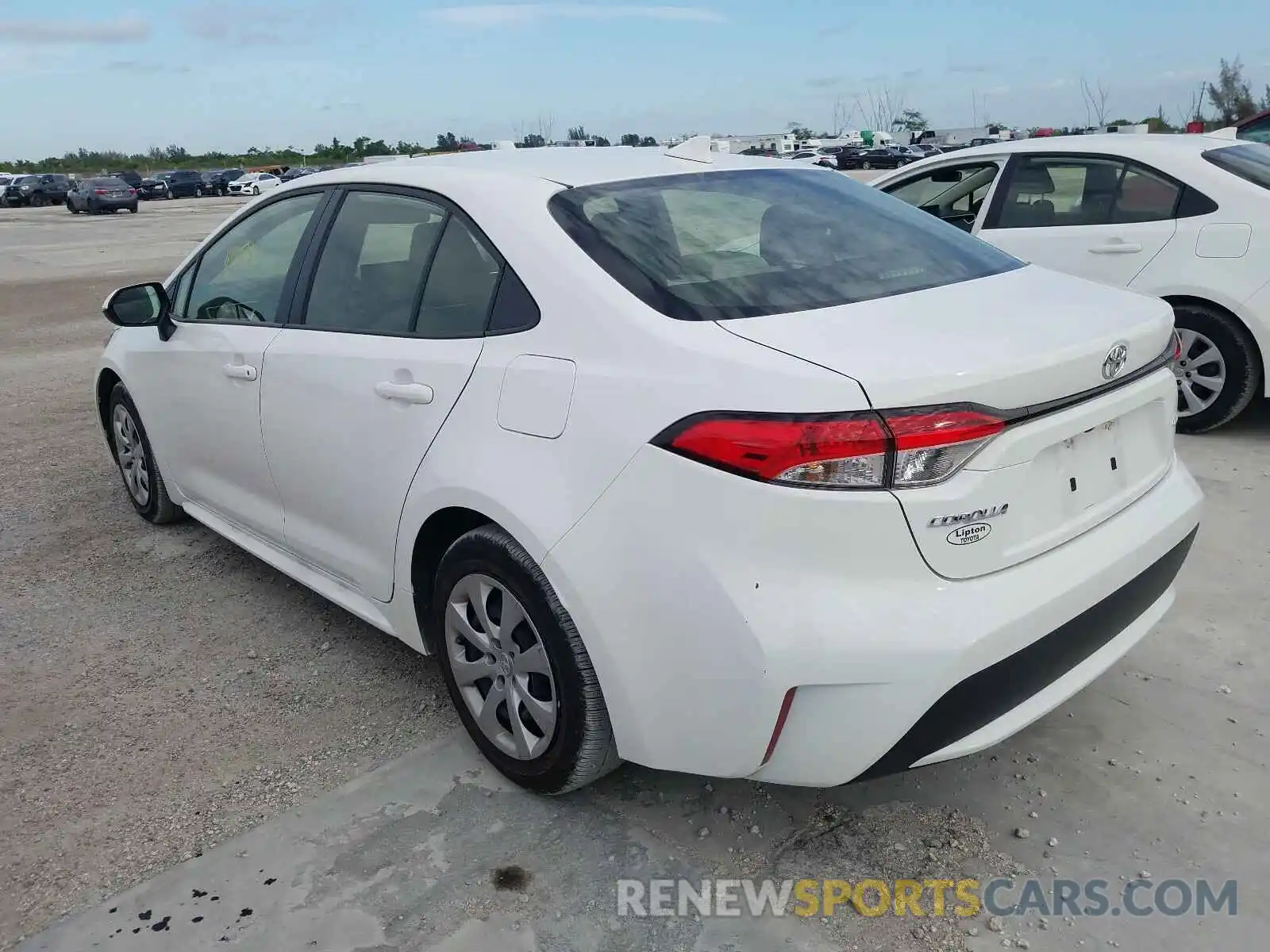 3 Photograph of a damaged car JTDEPRAE4LJ067800 TOYOTA COROLLA 2020