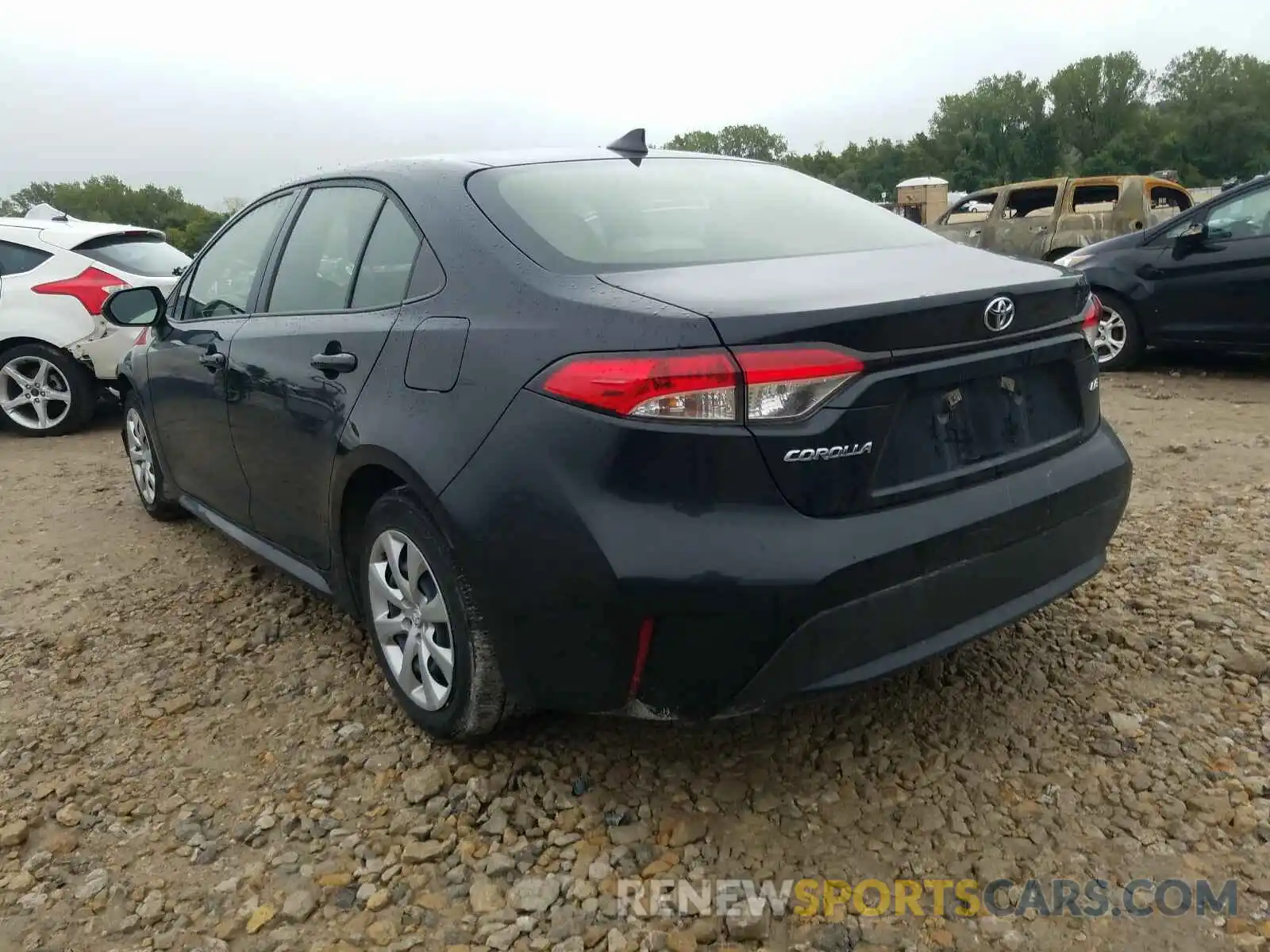 3 Photograph of a damaged car JTDEPRAE4LJ068140 TOYOTA COROLLA 2020