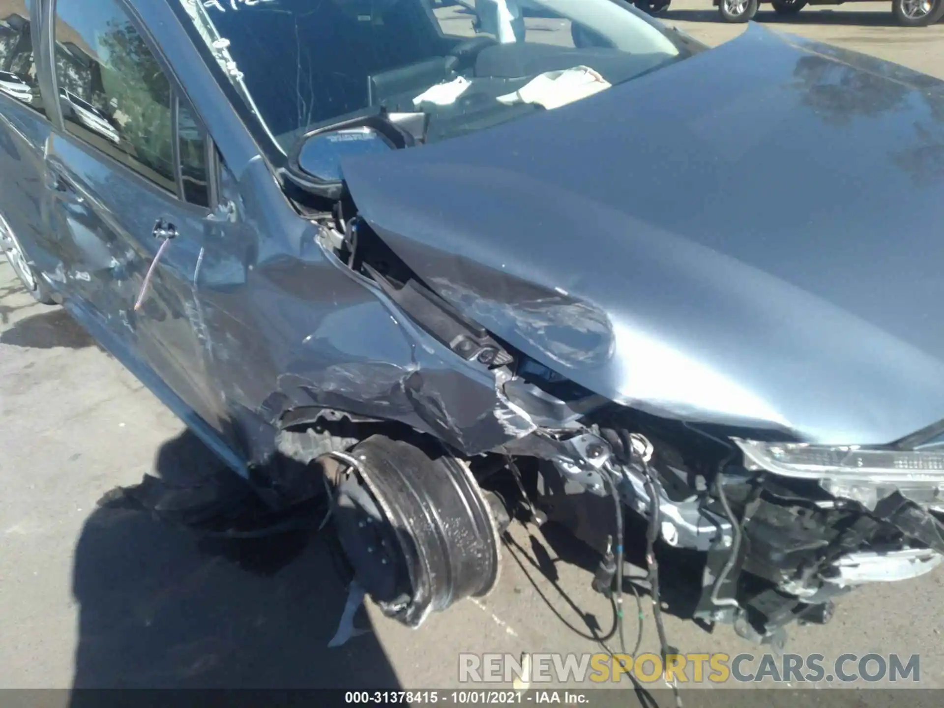 6 Photograph of a damaged car JTDEPRAE4LJ068400 TOYOTA COROLLA 2020