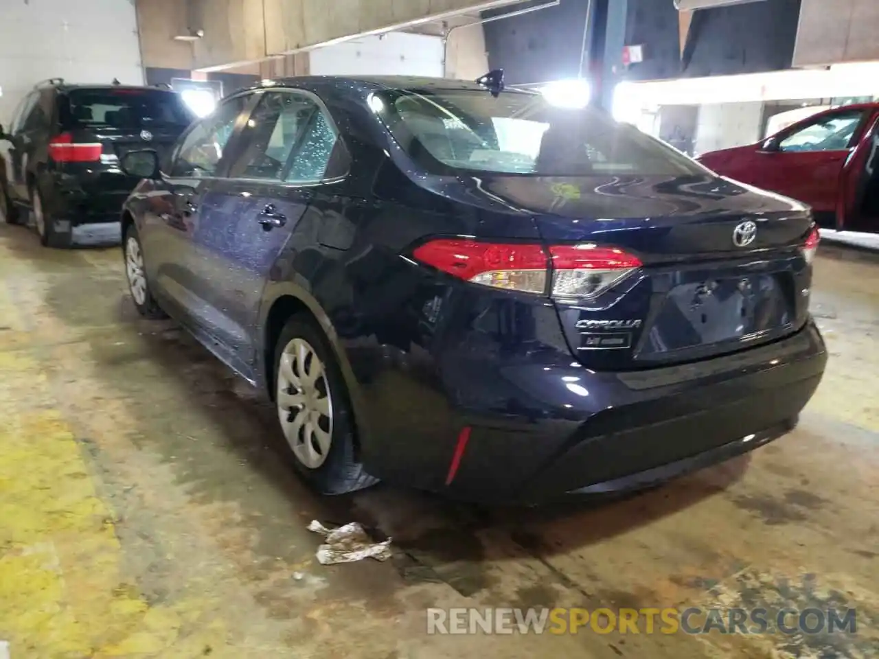 3 Photograph of a damaged car JTDEPRAE4LJ068669 TOYOTA COROLLA 2020